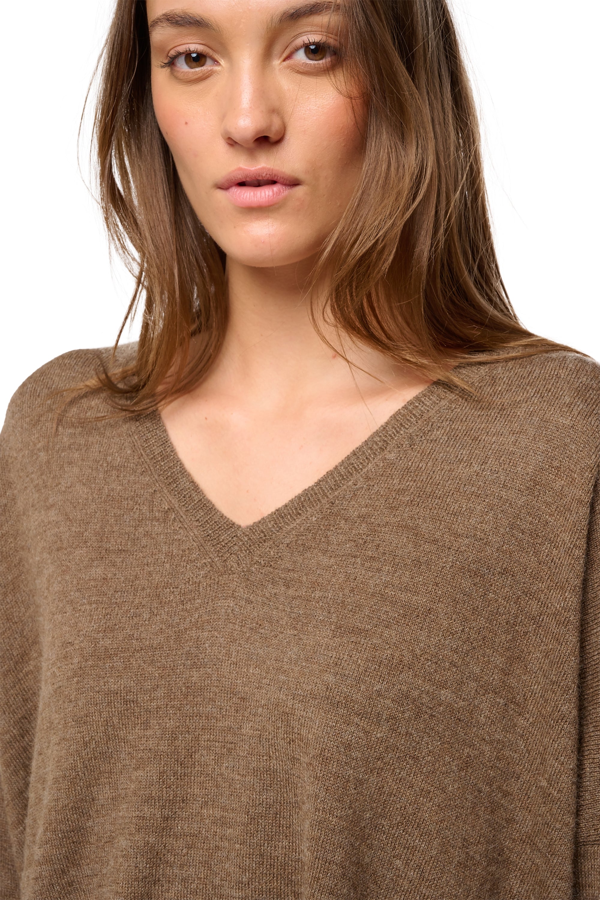 Damara en baby alpaga femme - Vue 2 - naturel - Mahogany