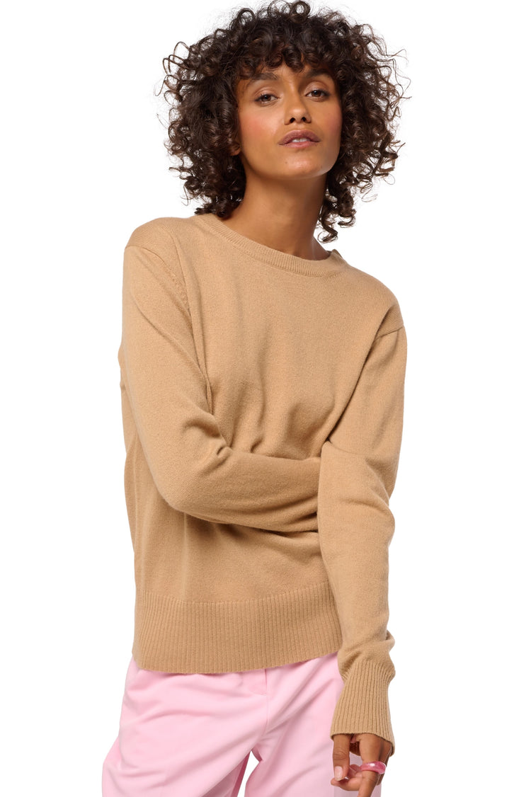 Daria Kaschmirpullover Damen - Ansicht 2 - camel - Mahogany