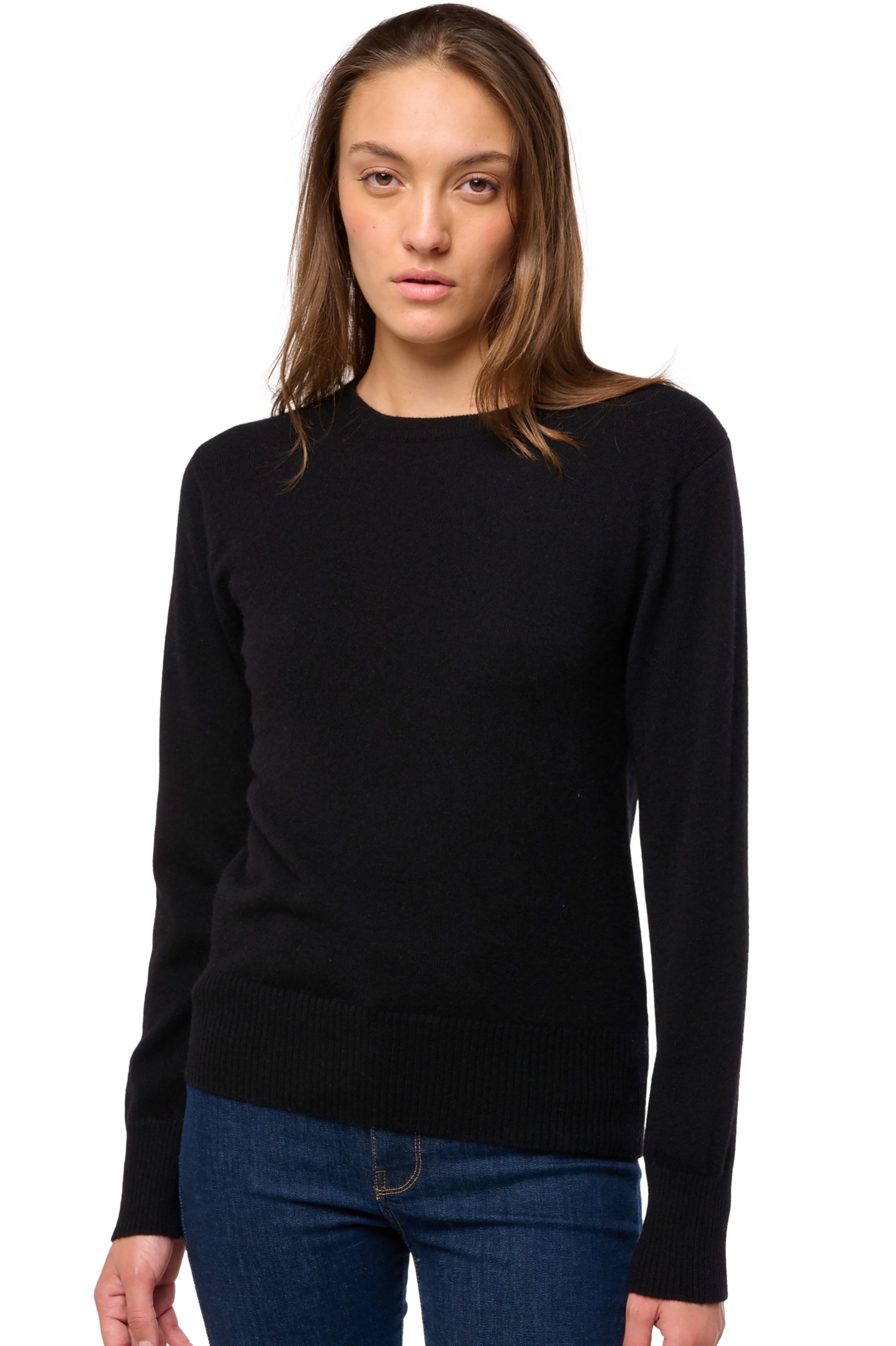Daria Kaschmirpullover Damen - noir - Mahogany