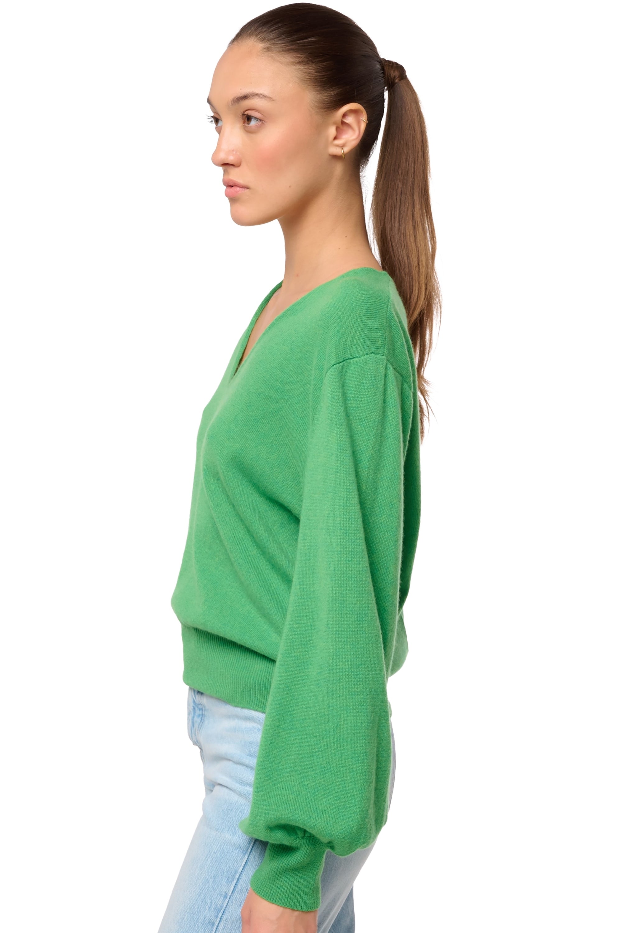 Deau en cachemire femme - Vue 2 - basil - Mahogany