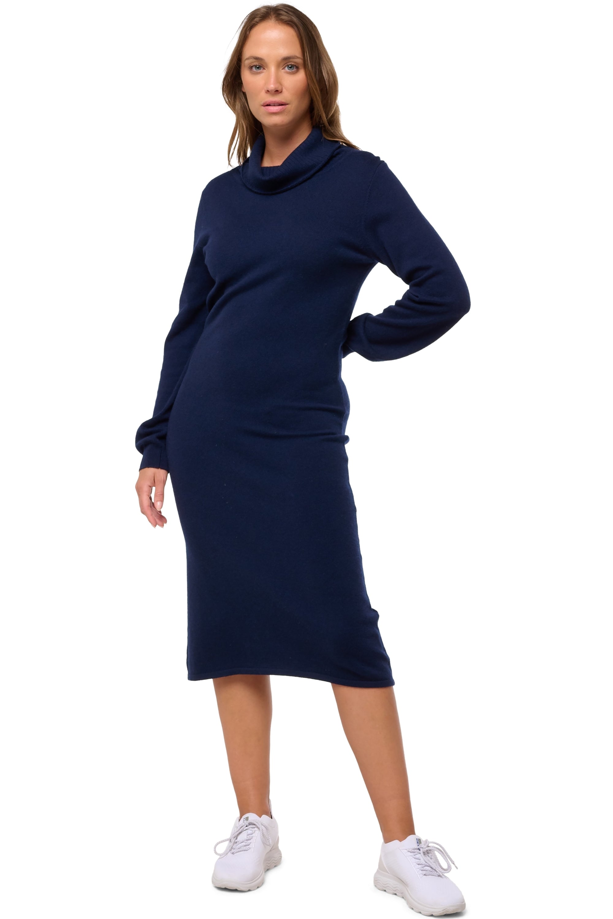 Deborah aus Kaschmir für Damen - Dunkelmarineblau - Mahogany