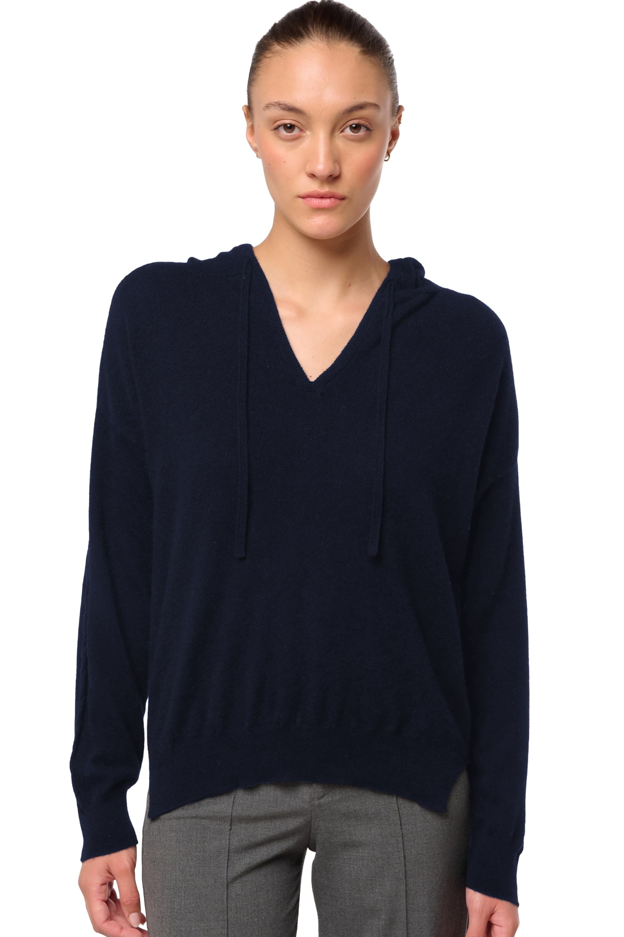 Delia aus Kaschmir für Damen - dunkelblau - Mahogany
