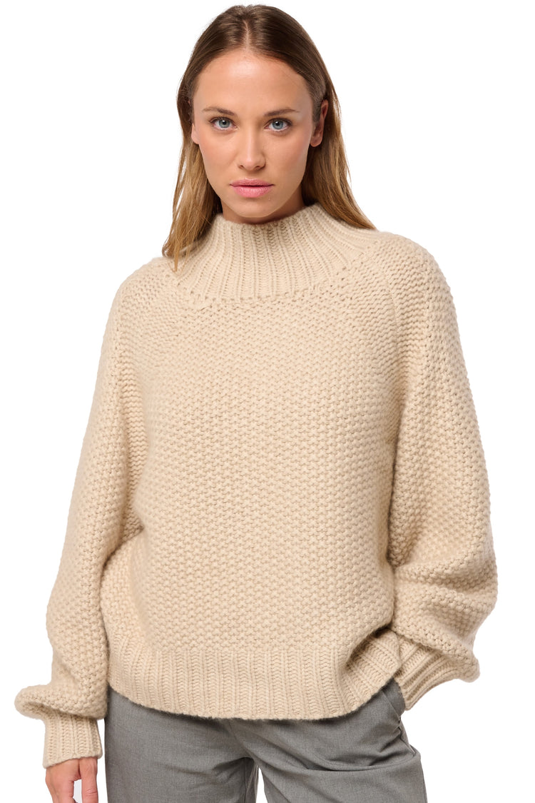 Deutz aus Kaschmir für Damen - natural winter dawn - Mahogany