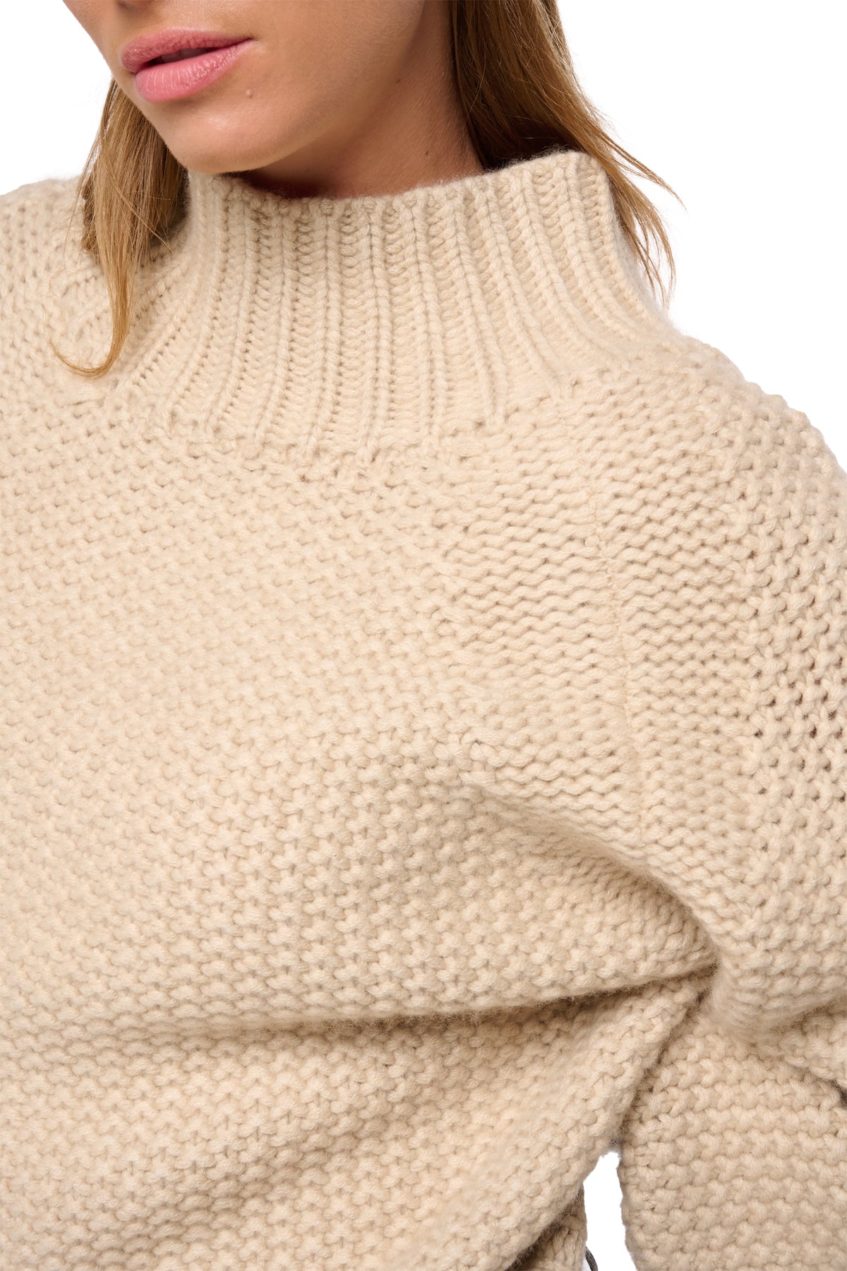 Deutz en cachemire femme - Vue 3 - natural winter dawn - Mahogany