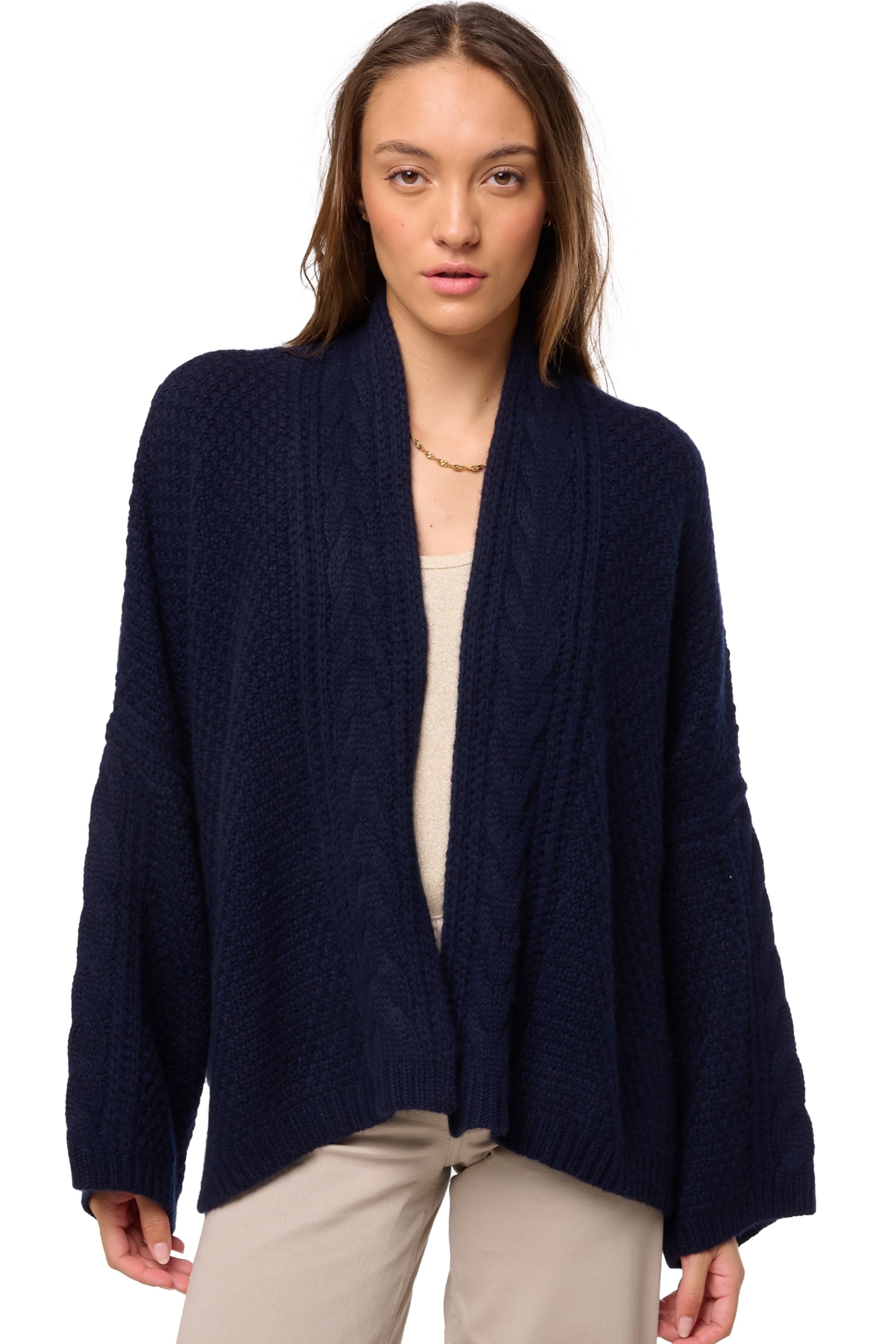Divine Kaschmirpullover Damen - dunkelblau - Mahogany