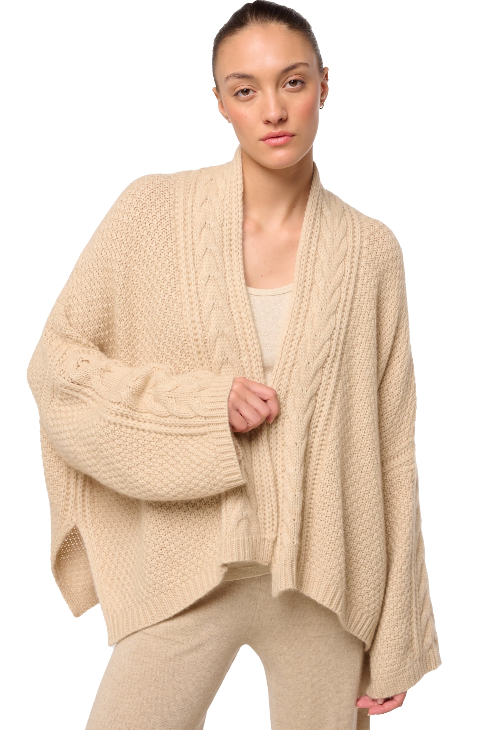 Divine Kaschmirpullover Damen - natural beige - Mahogany