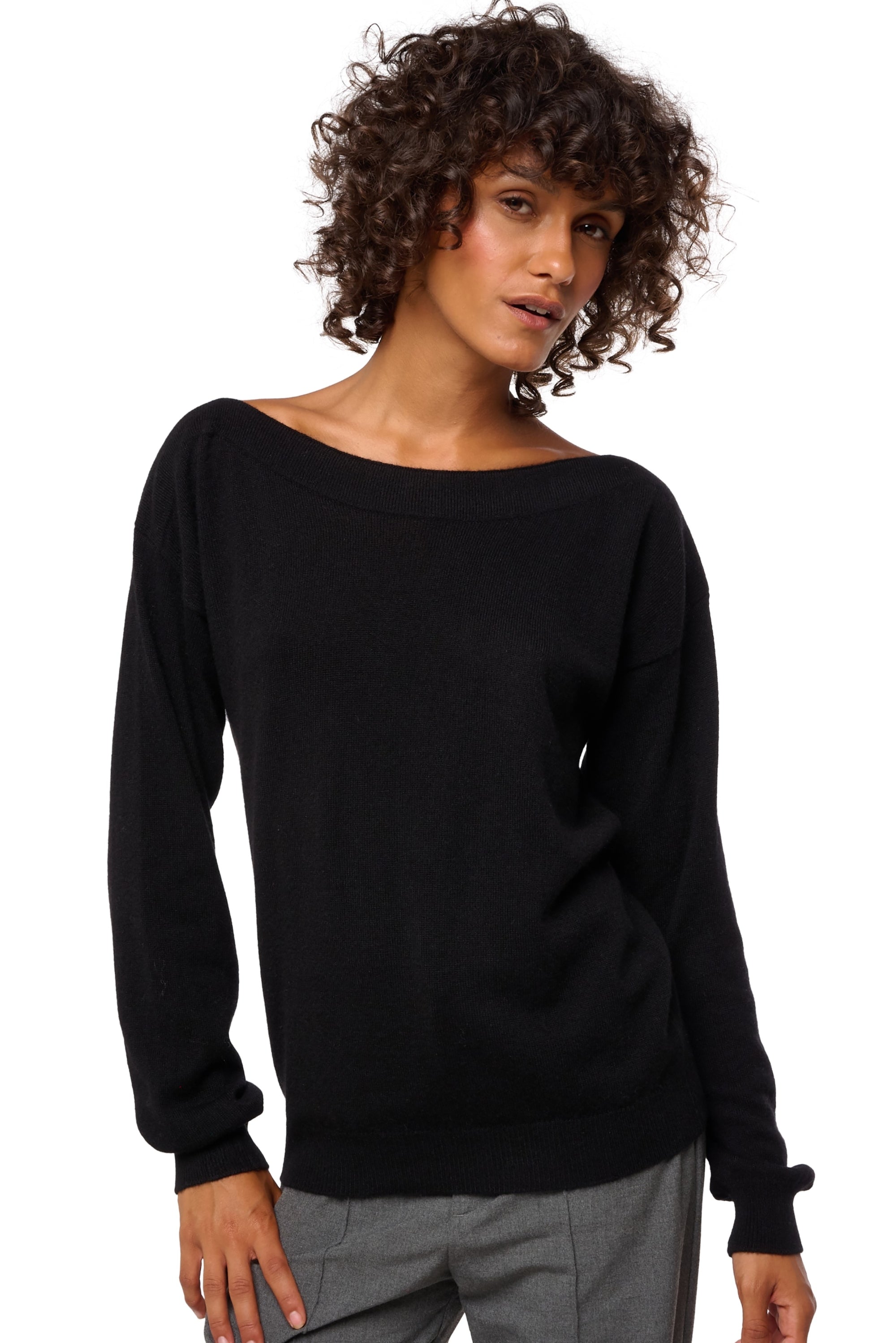 Durance Kaschmirpullover Damen - Schwarz - Mahogany