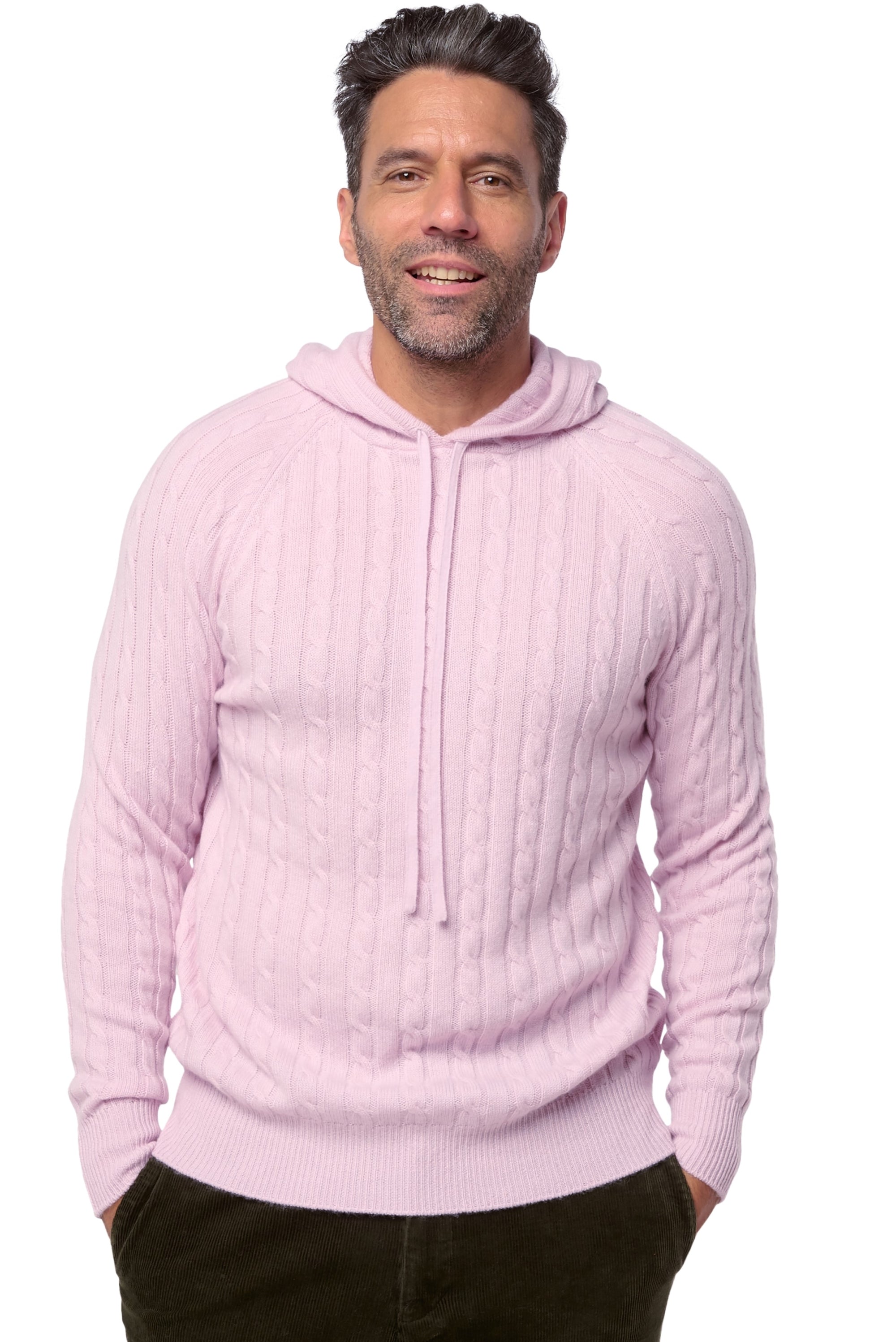 Detroit aus Kaschmir für Herren - pale purple - Mahogany