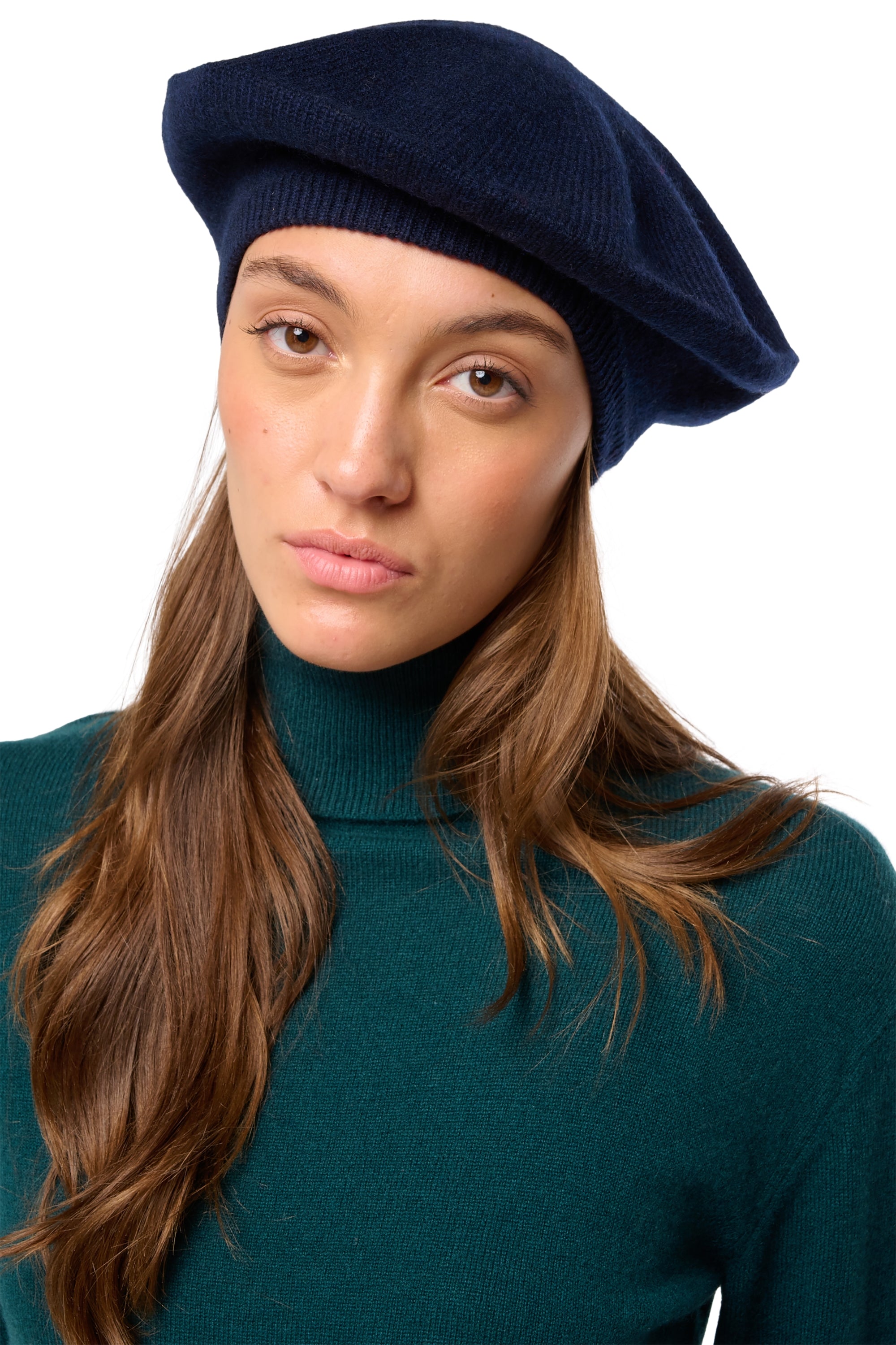 Denise aus Kaschmir unisex – dunkelmarineblau – Mahogany