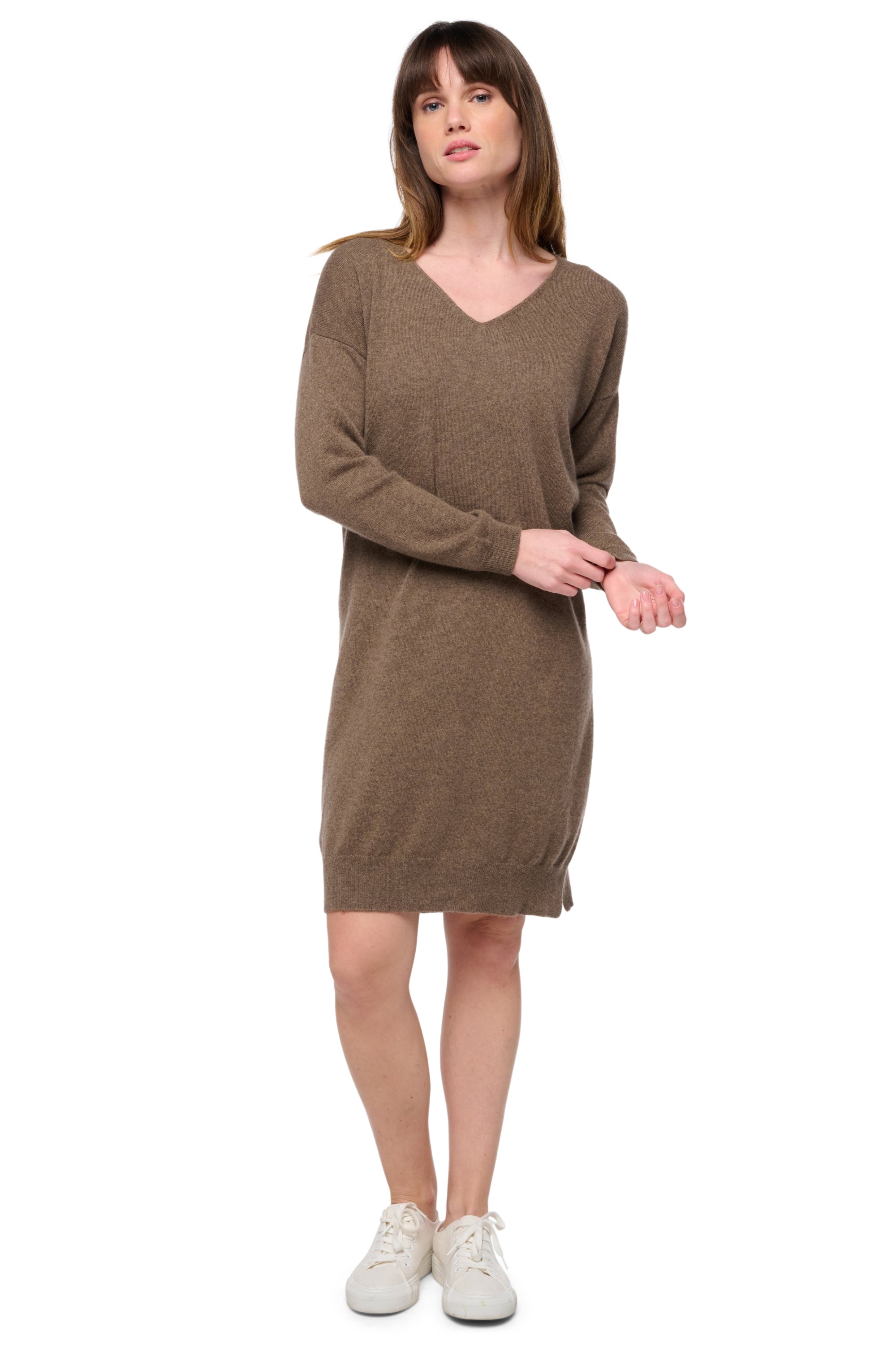 Syracuse aus Kaschmir Damen - natural dark brown - Mahogany