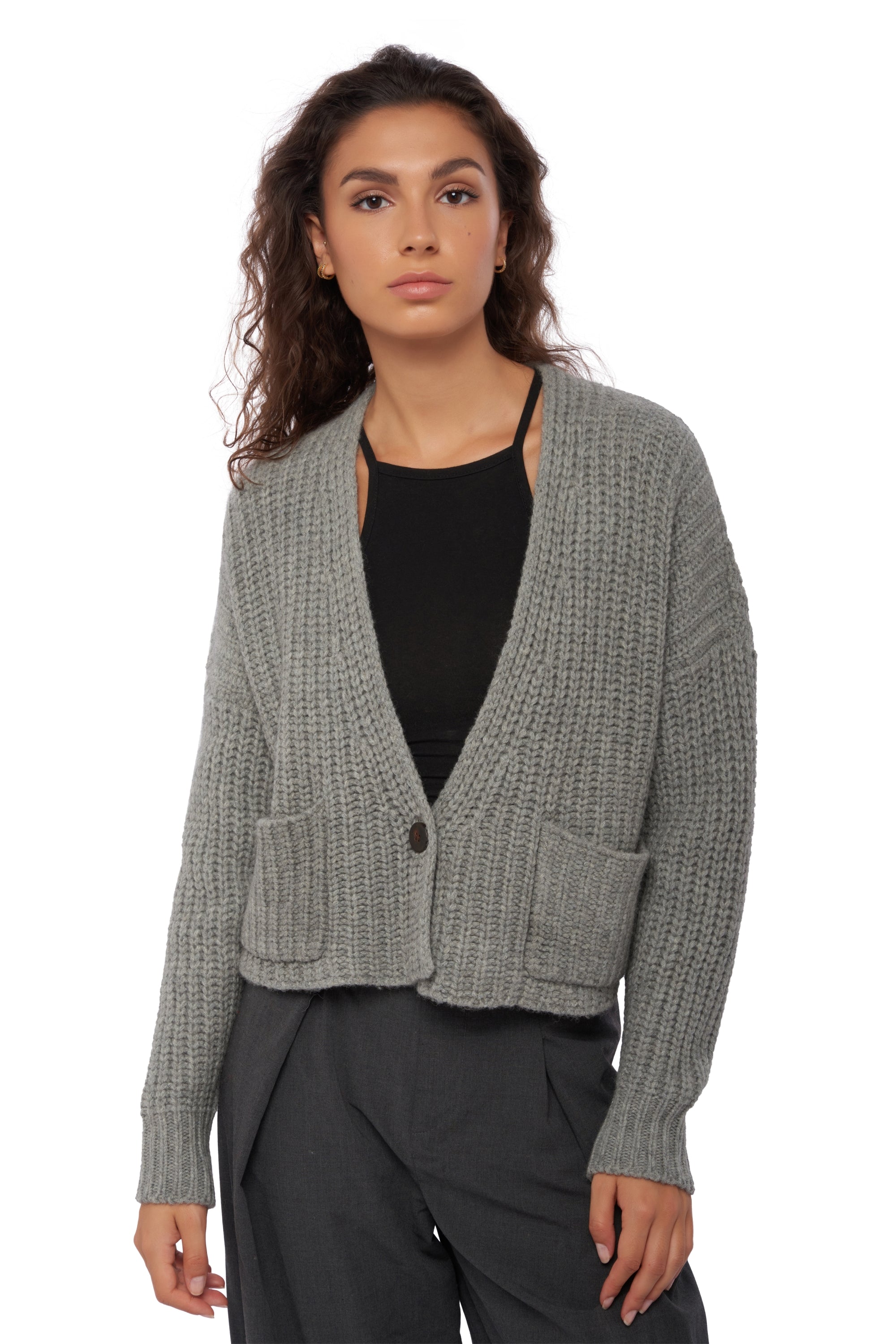 Santiago aus Yak für Damen - silver - Mahogany