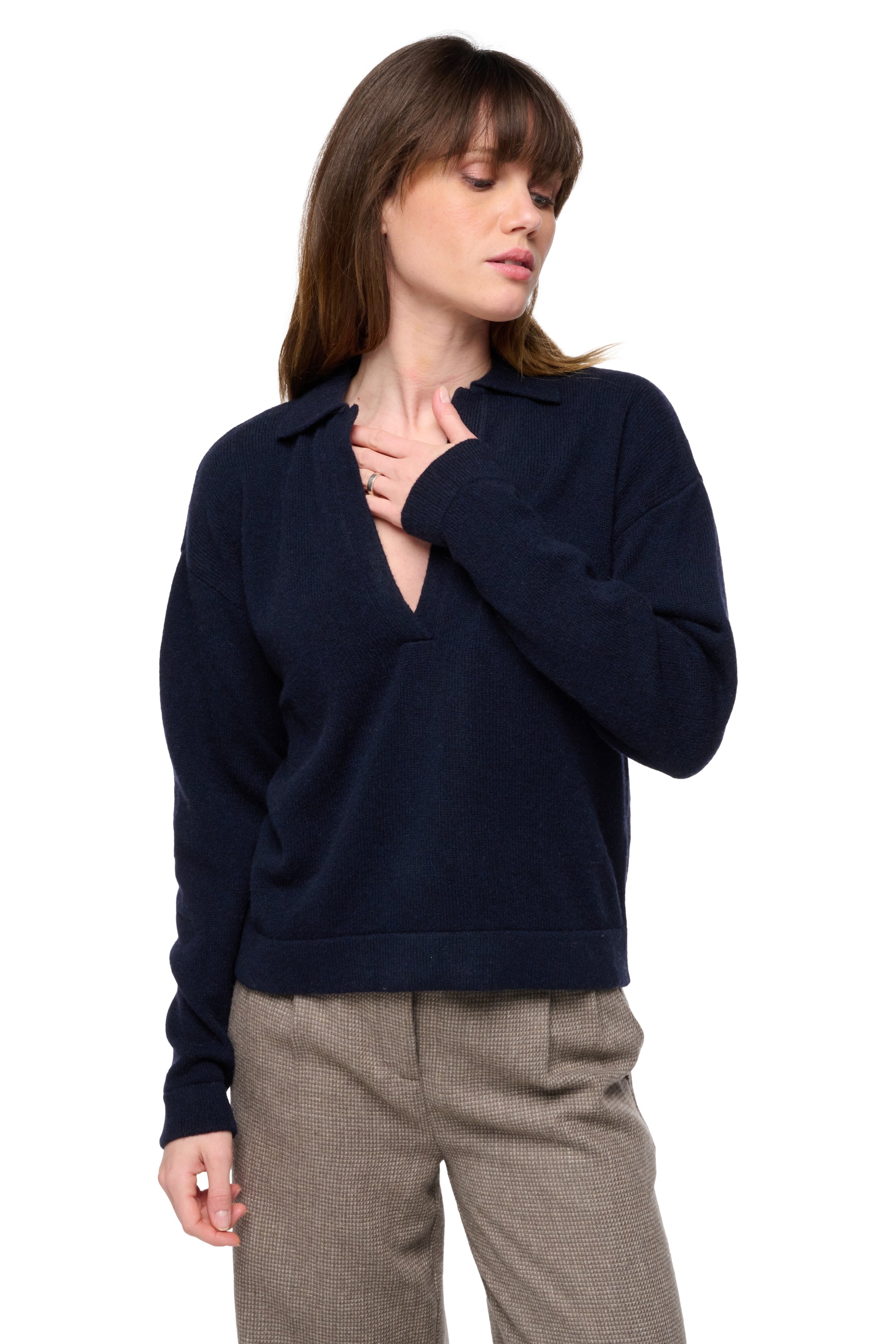 Serbia en yak femme - Vue 1 - bleu nuit - Mahogany