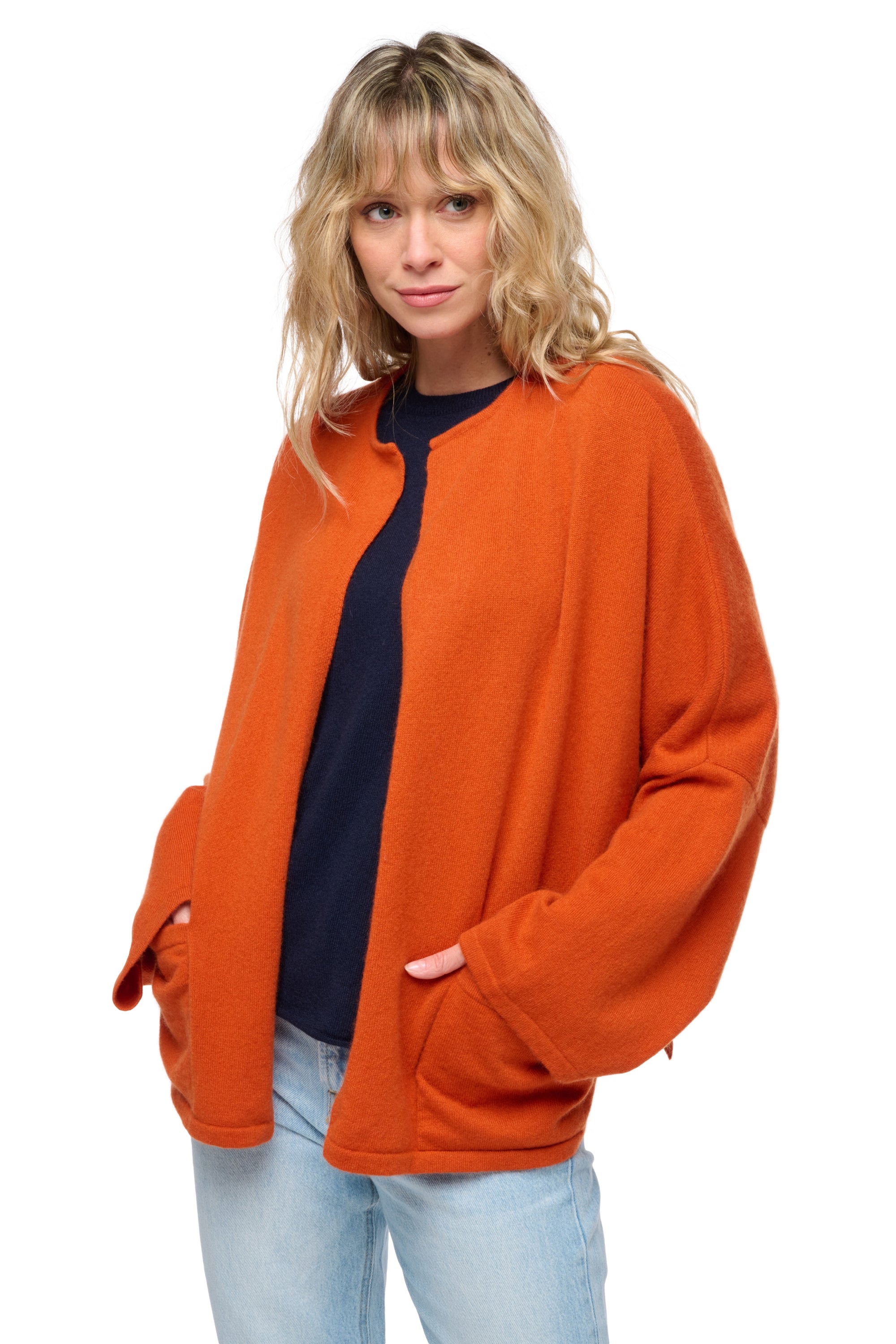 Seoul aus Kaschmir Damen - marmelade - Mahogany