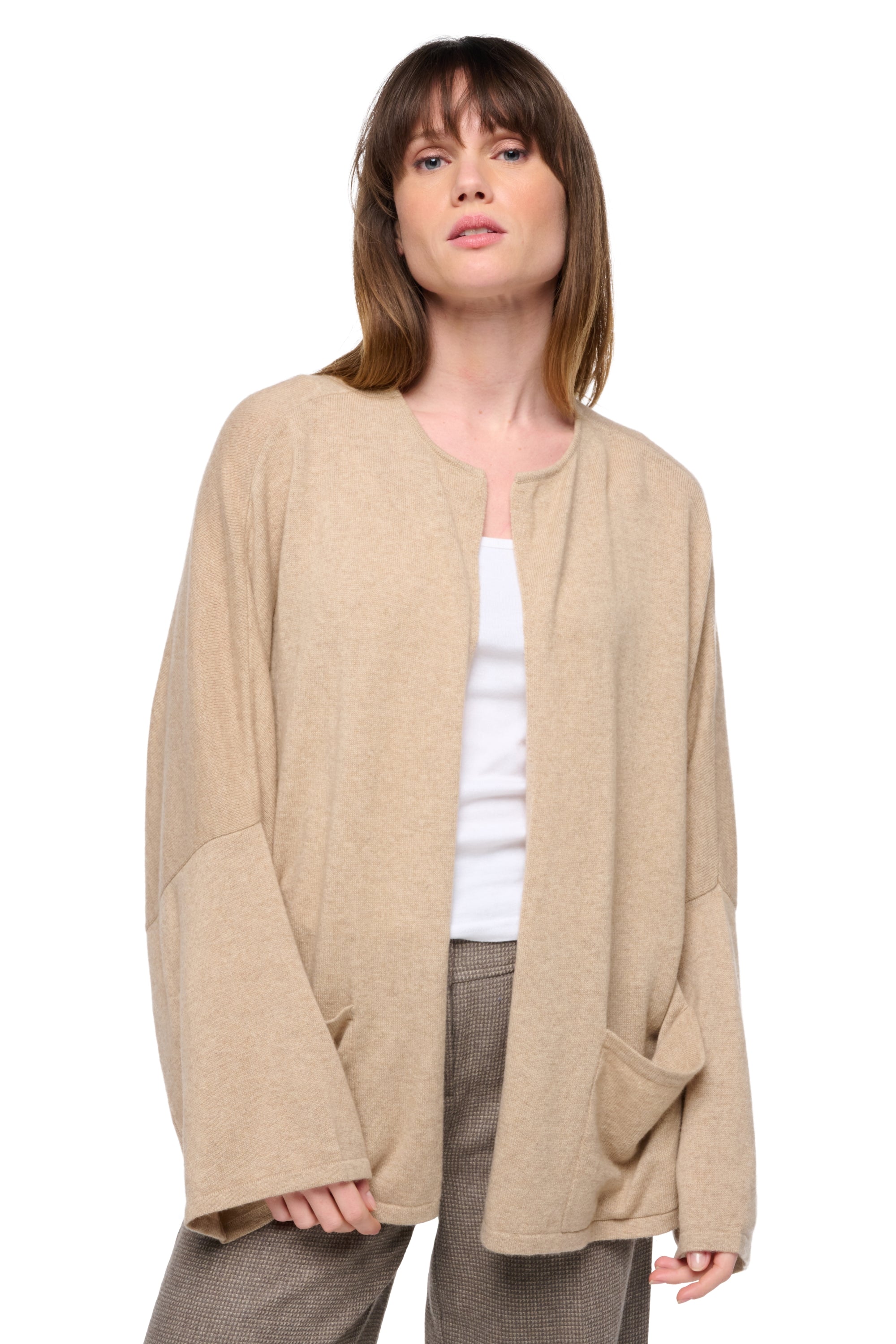 Seoul aus Kaschmir Damen - natural beige - Mahogany