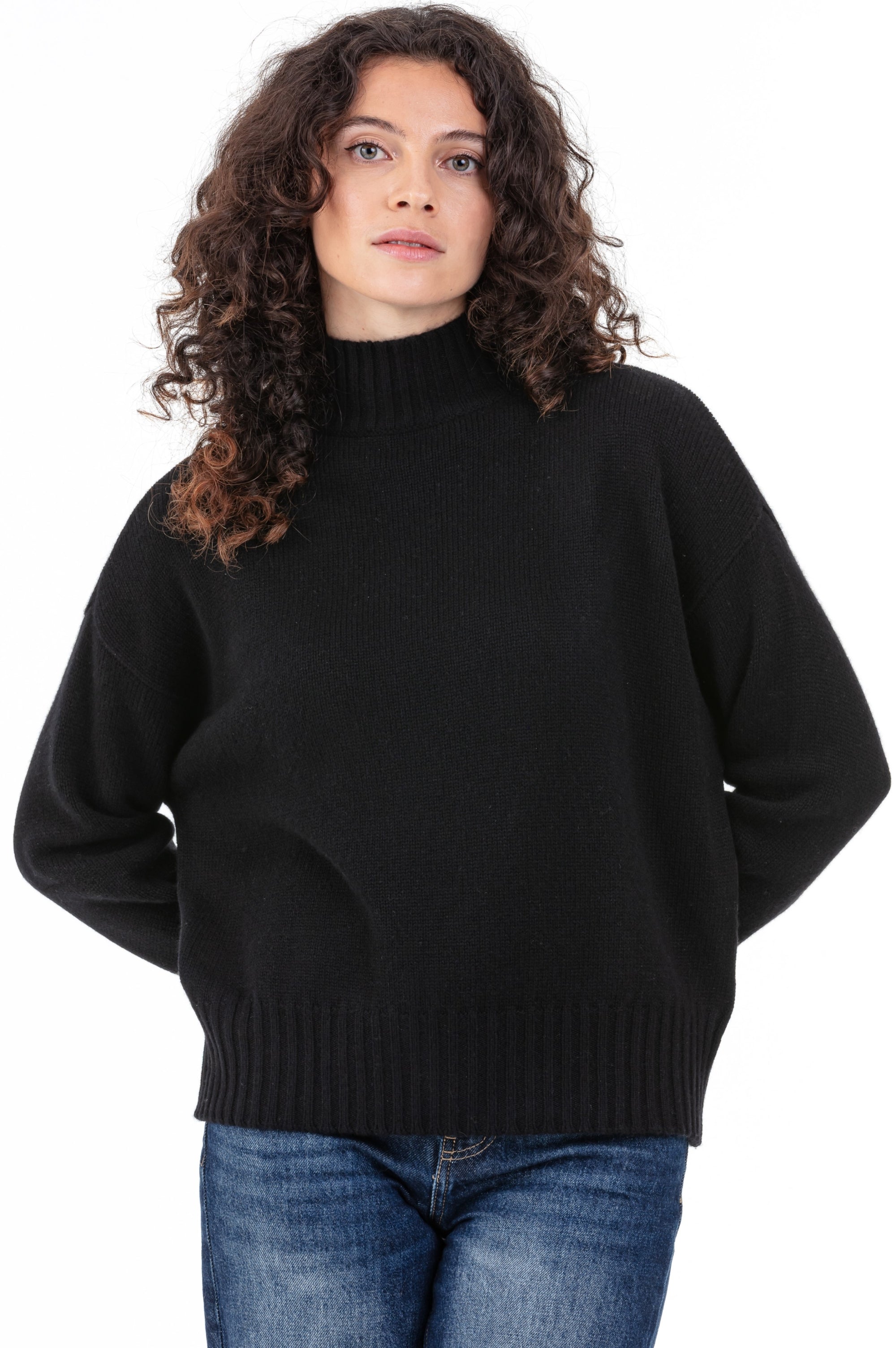 Daniella aus Kaschmir für Damen - schwarz - Mahogany