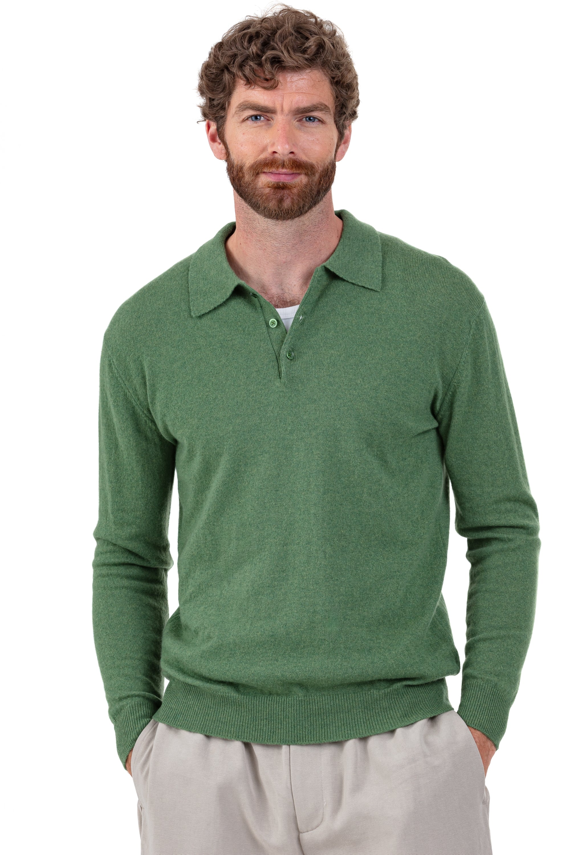 Tarn Kaschmirpullover Herren - foliage - Mahogany
