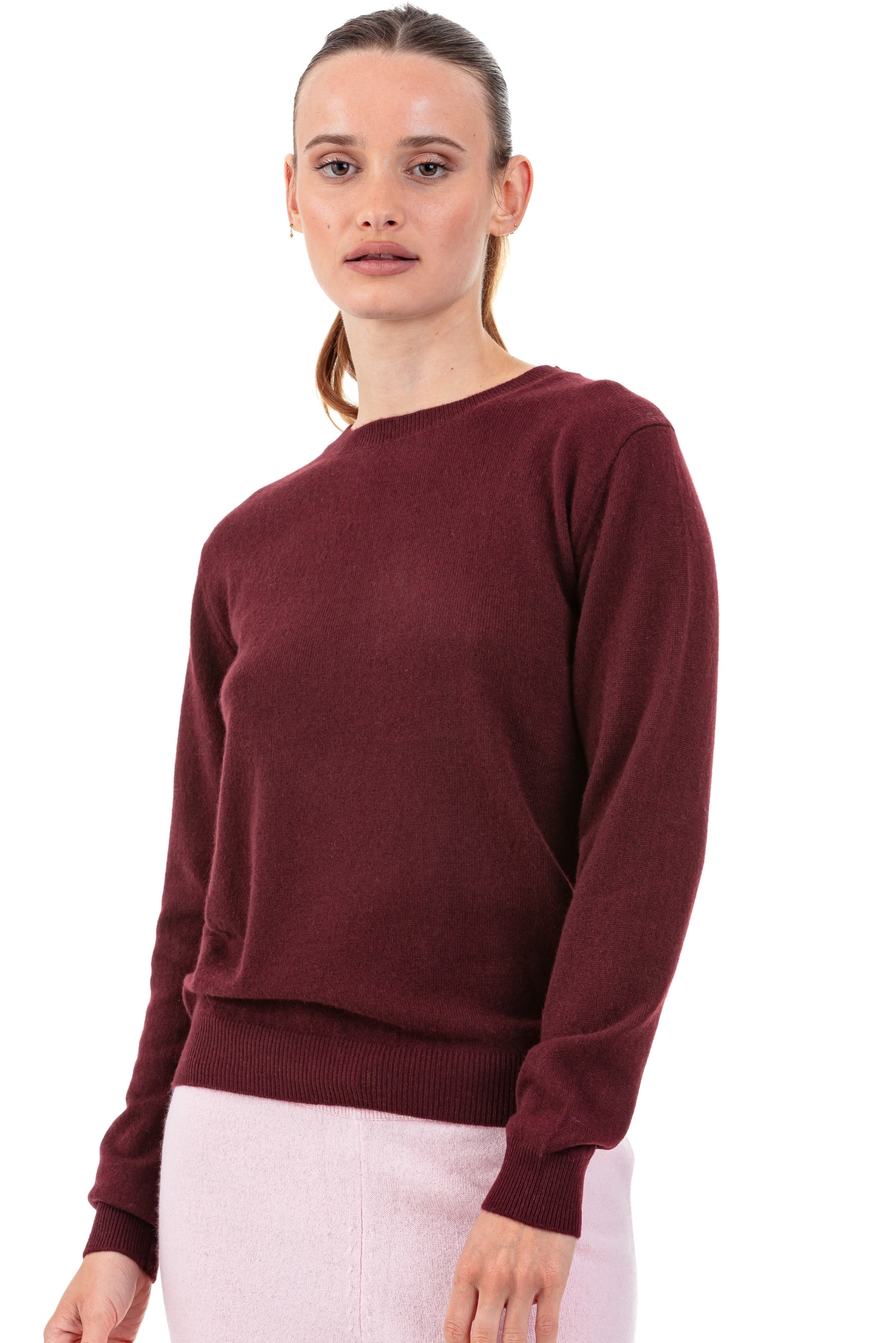 Thalia Kaschmirpullover Damen - deep violet - Mahogany