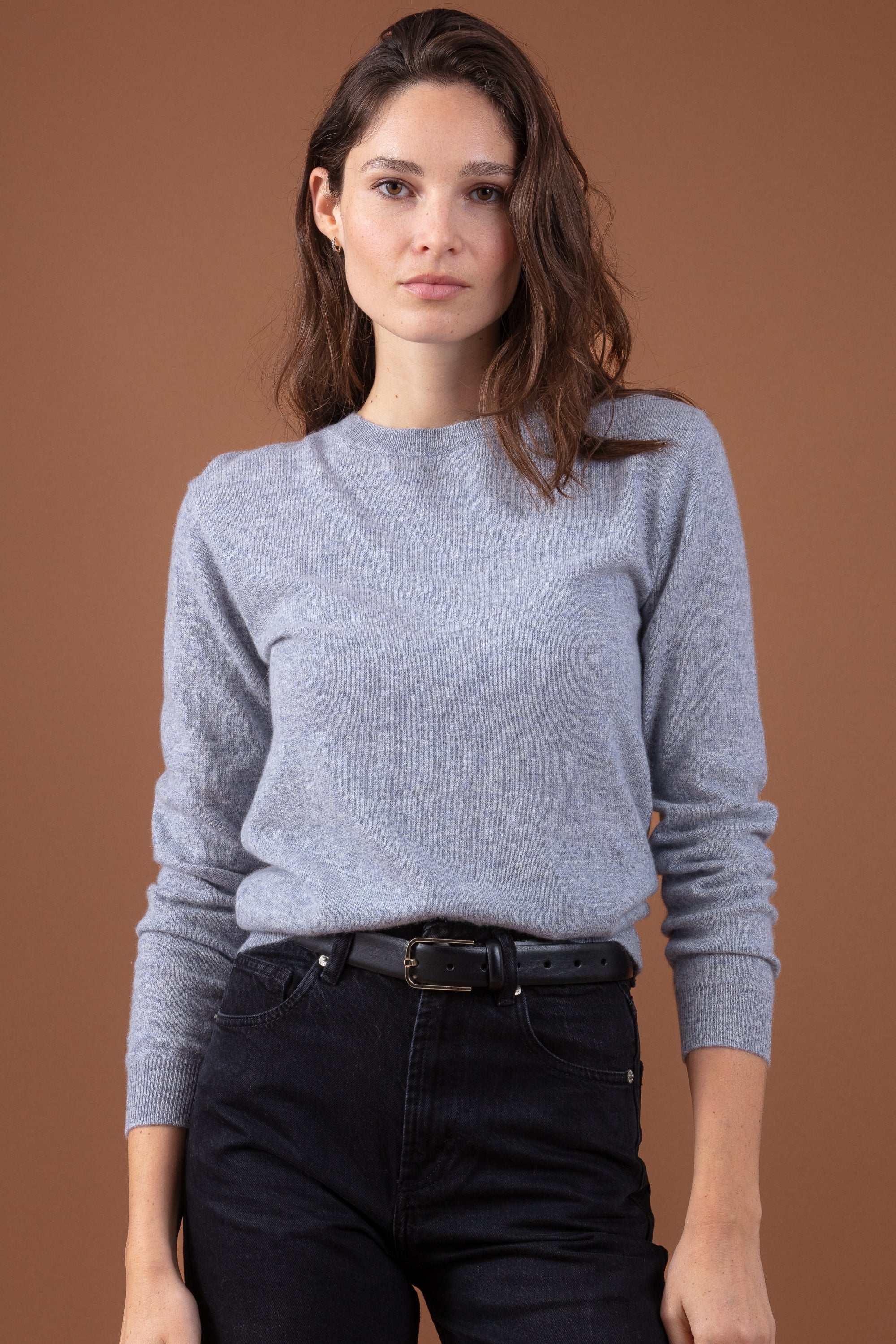 Thalia Kaschmir Damen - quarry - Mahogany