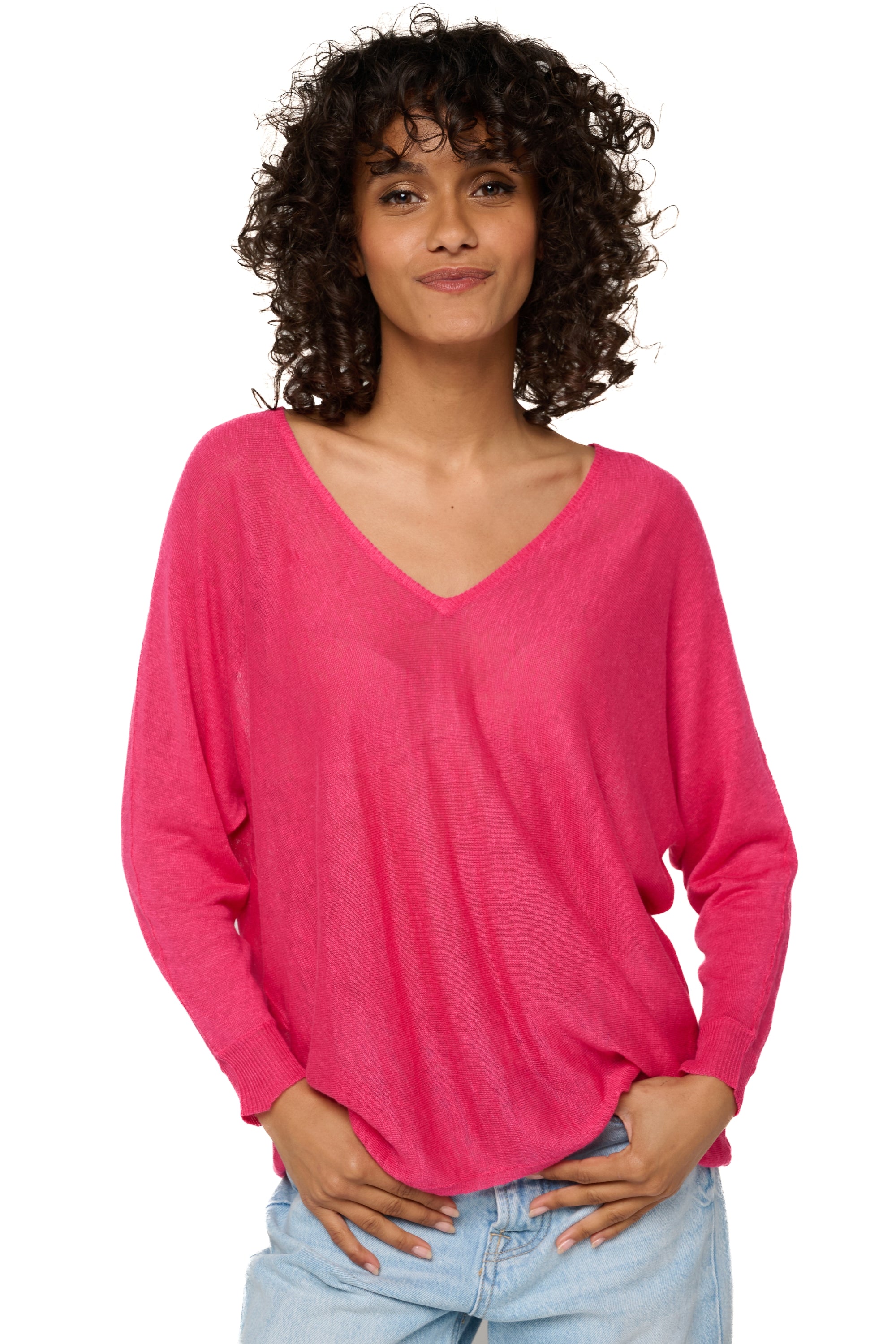 Ruby aus Leinen für Damen - crush - Mahogany