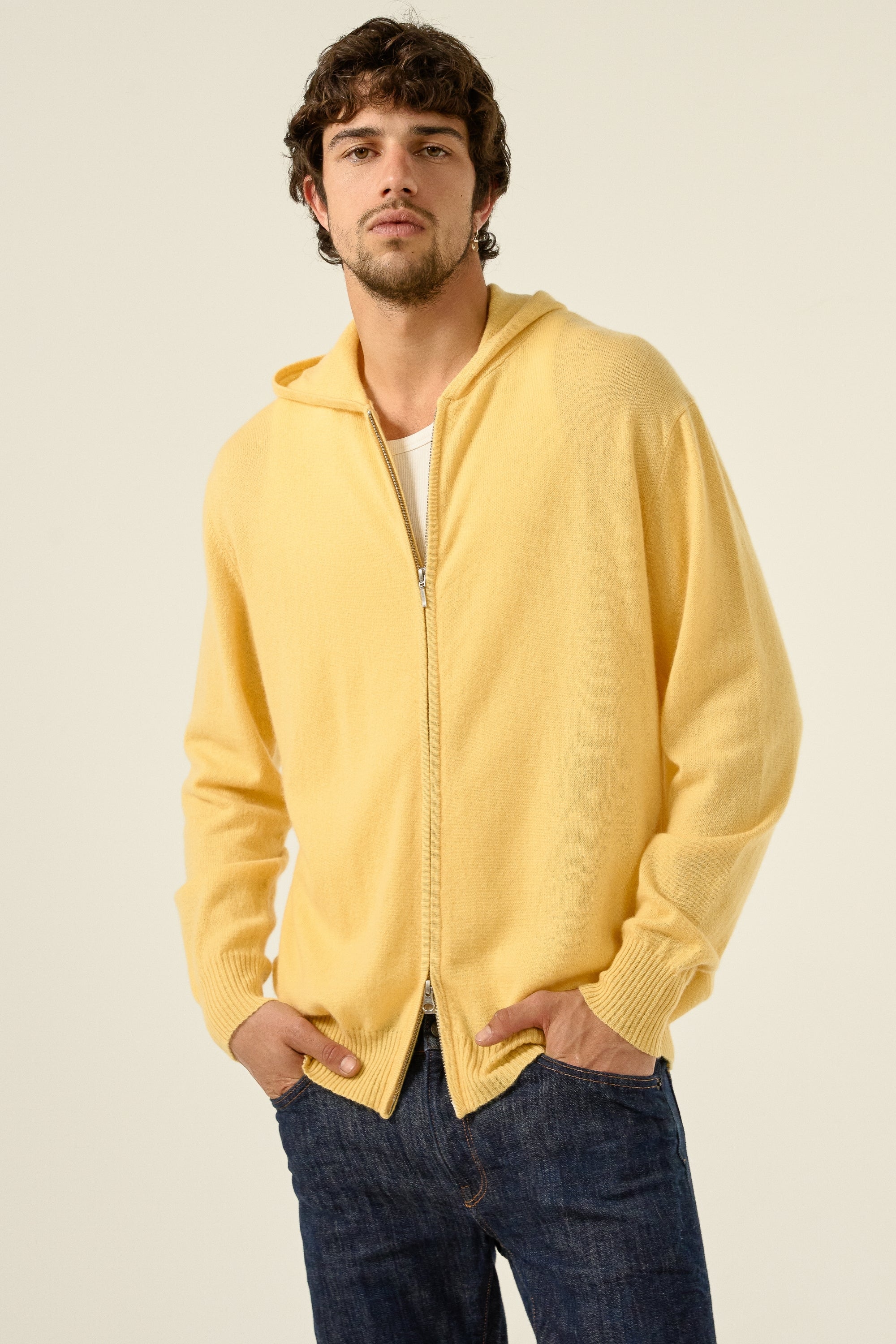 Hiro aus Kaschmir für Herren - pina colada - Mahogany