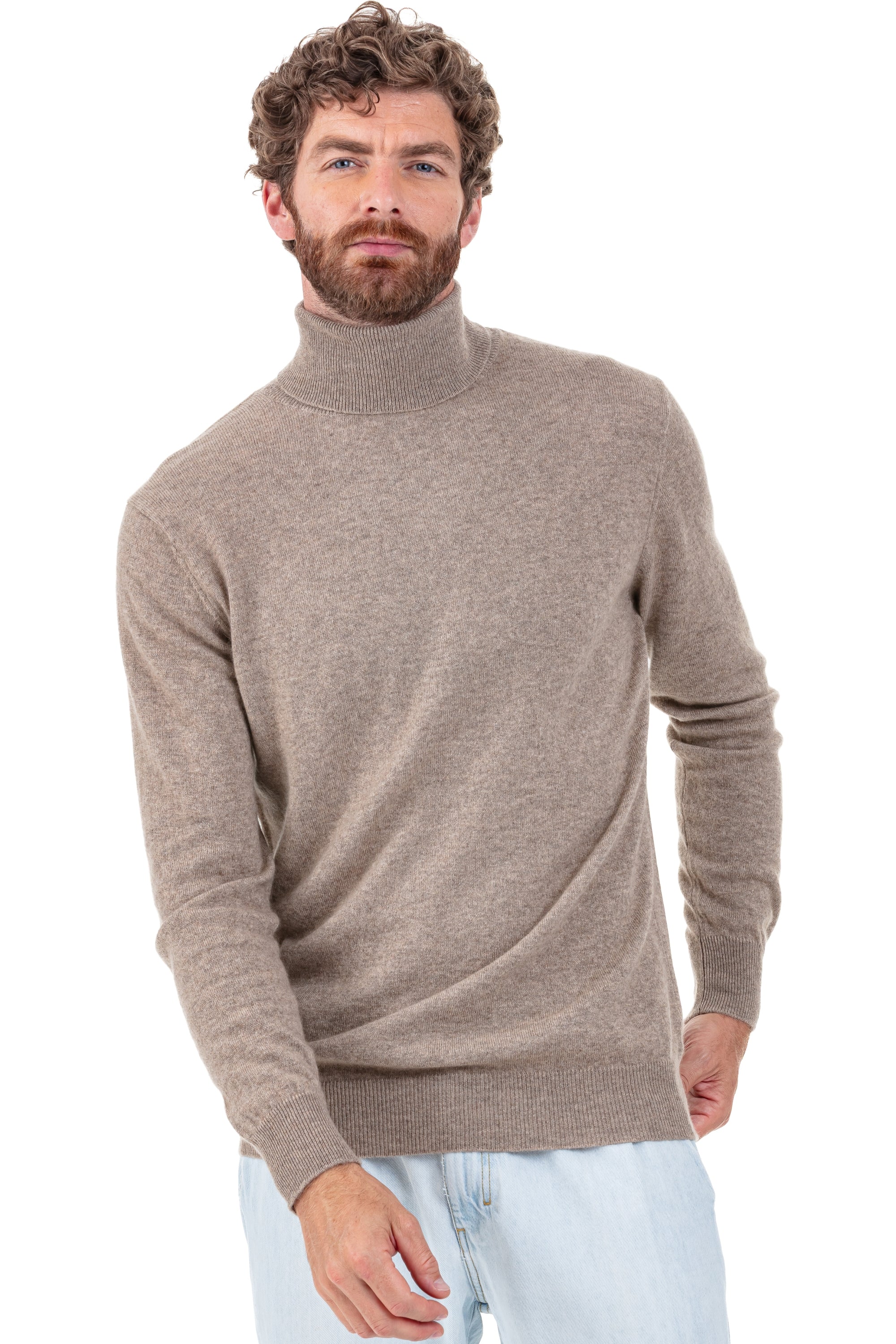 Tarry aus Kaschmir für Herren - natural brown - Mahogany