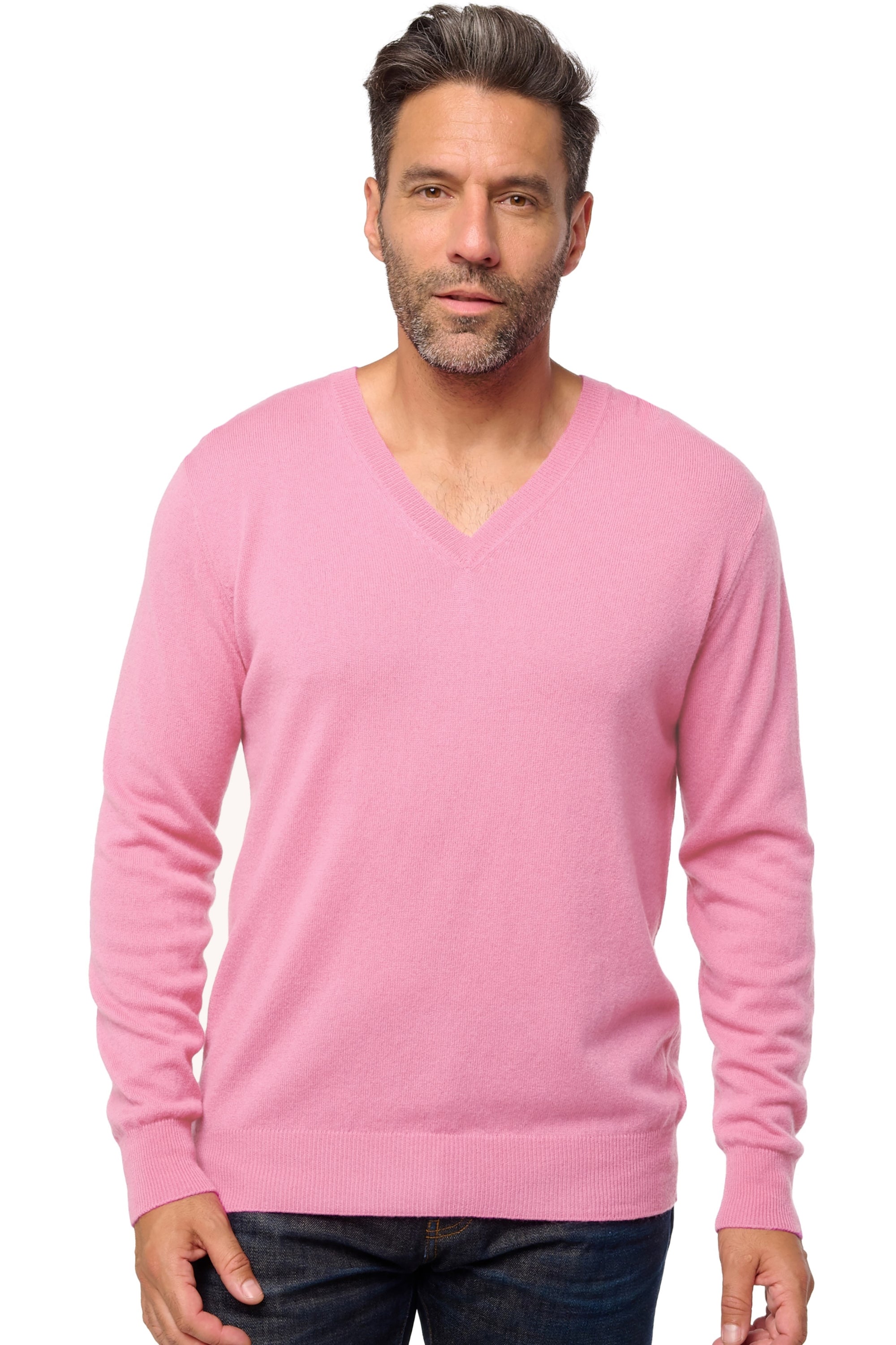 Tor Kaschmirpullover Herren - strawberry ice - Mahogany