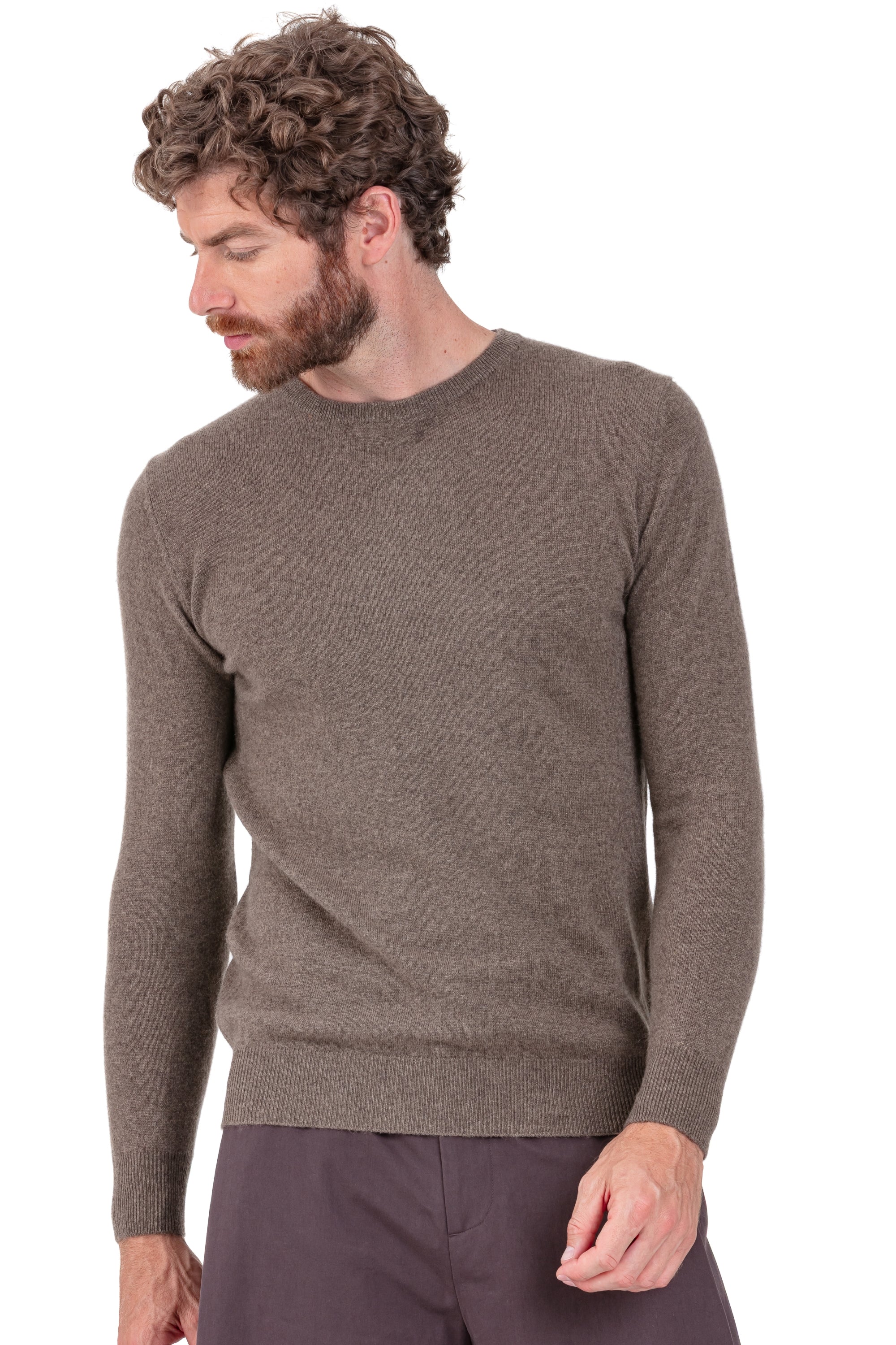 Tao aus Kaschmir für Herren - natural dark brown - Mahogany