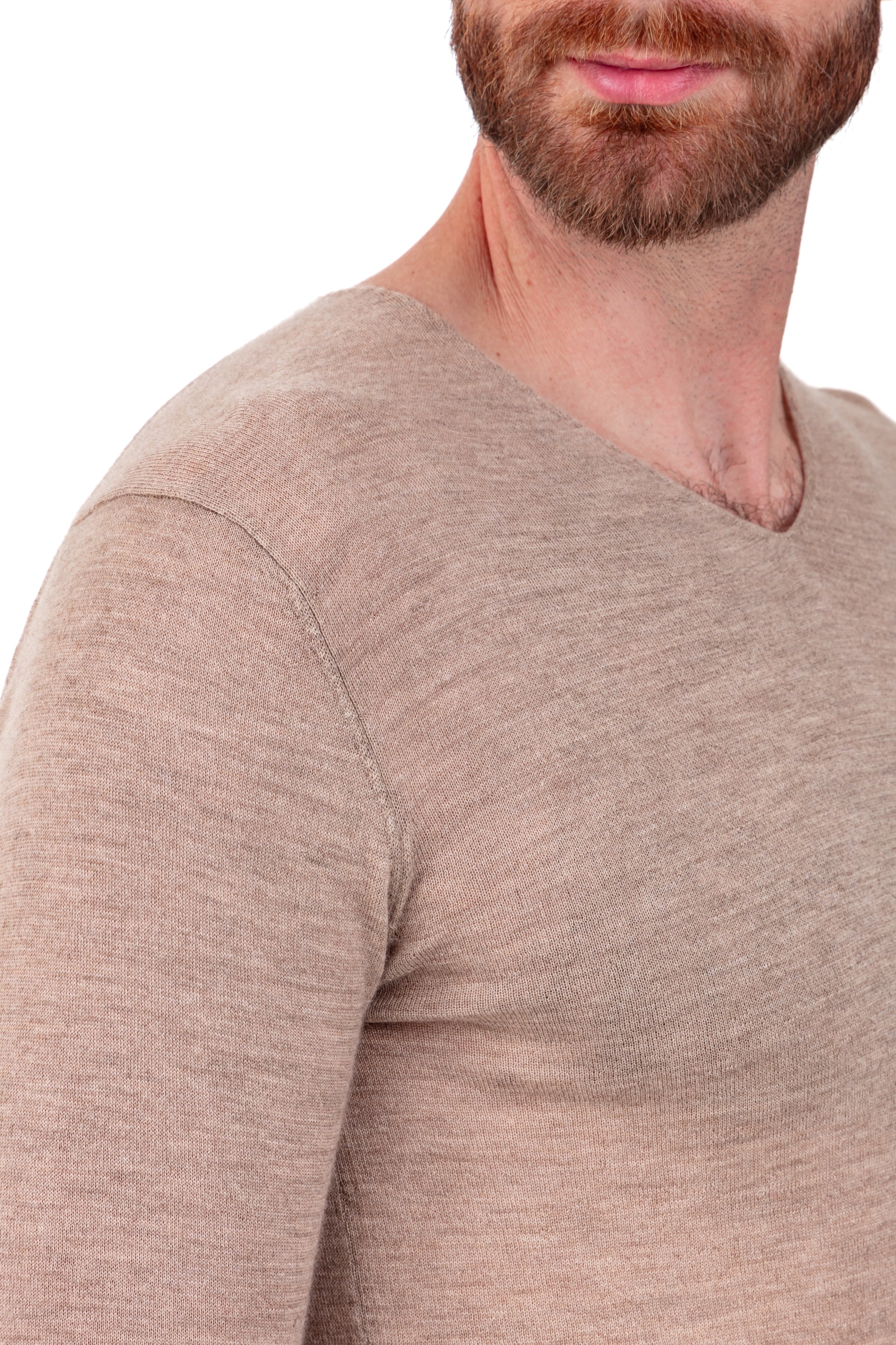 Leopaul en duvet de cachemire homme - Vue 3 - vison - Mahogany