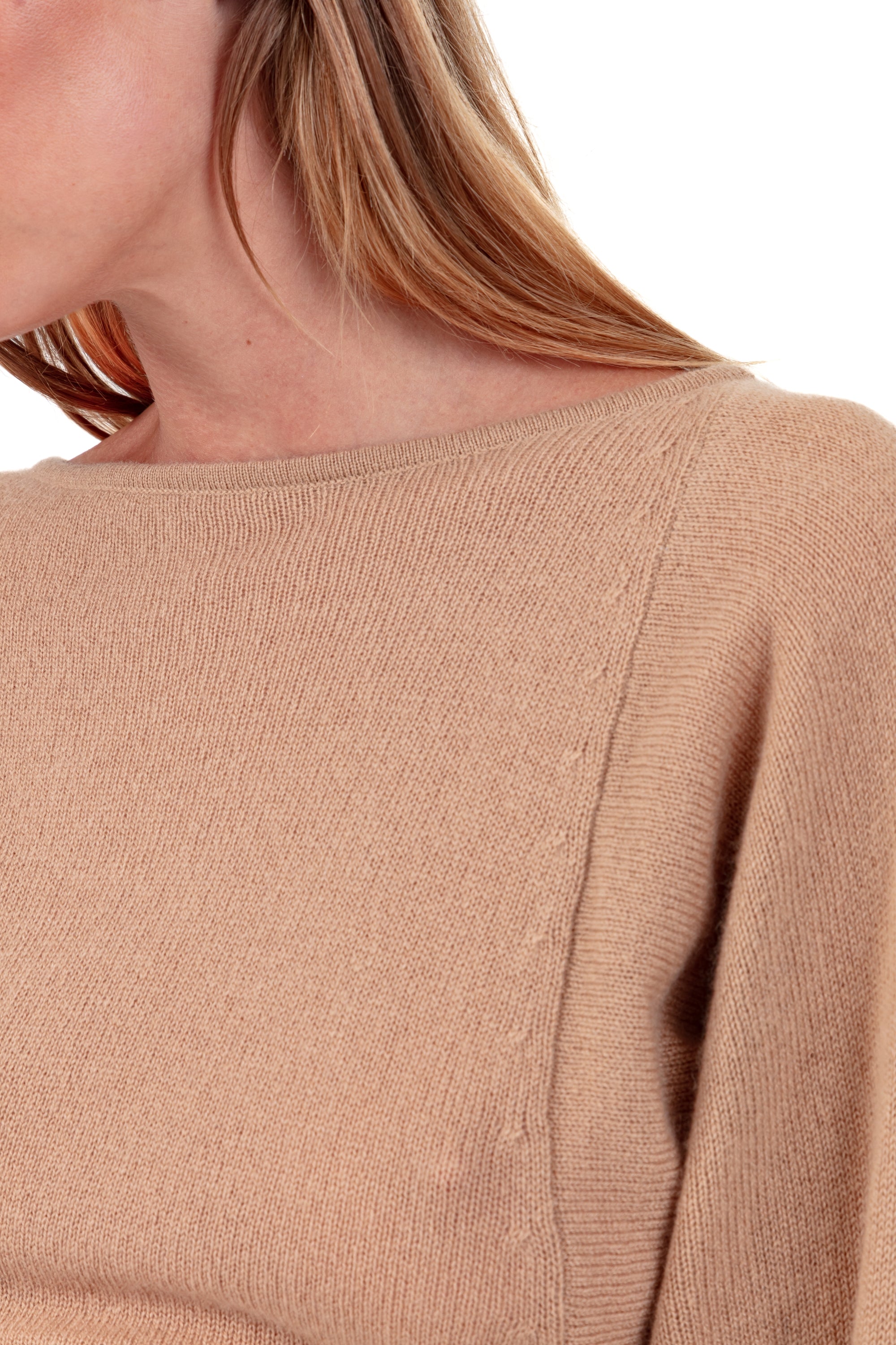 Palermo en cachemire femme - Vue 4 - camel - Mahogany