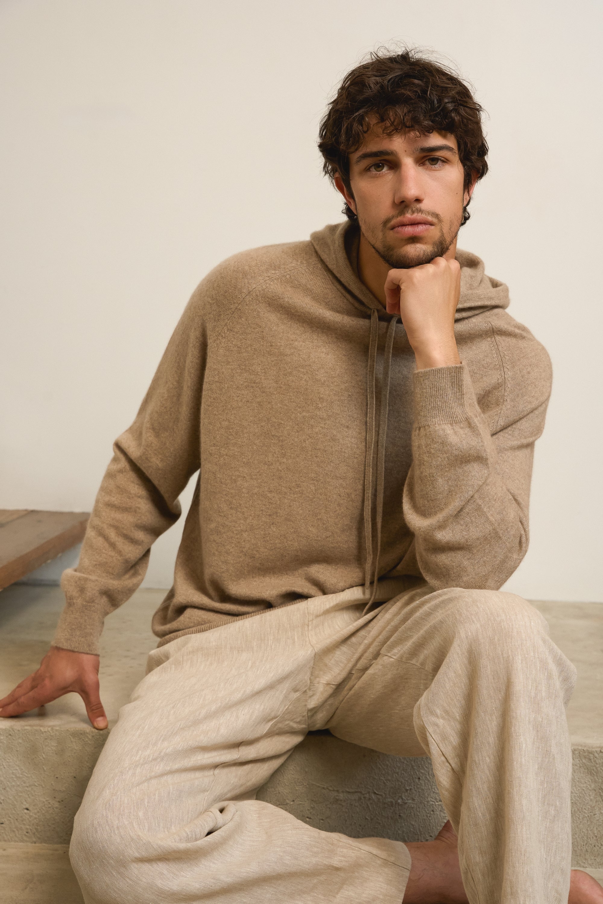 Palessio aus Kaschmir für Herren - natural brown - Mahogany
