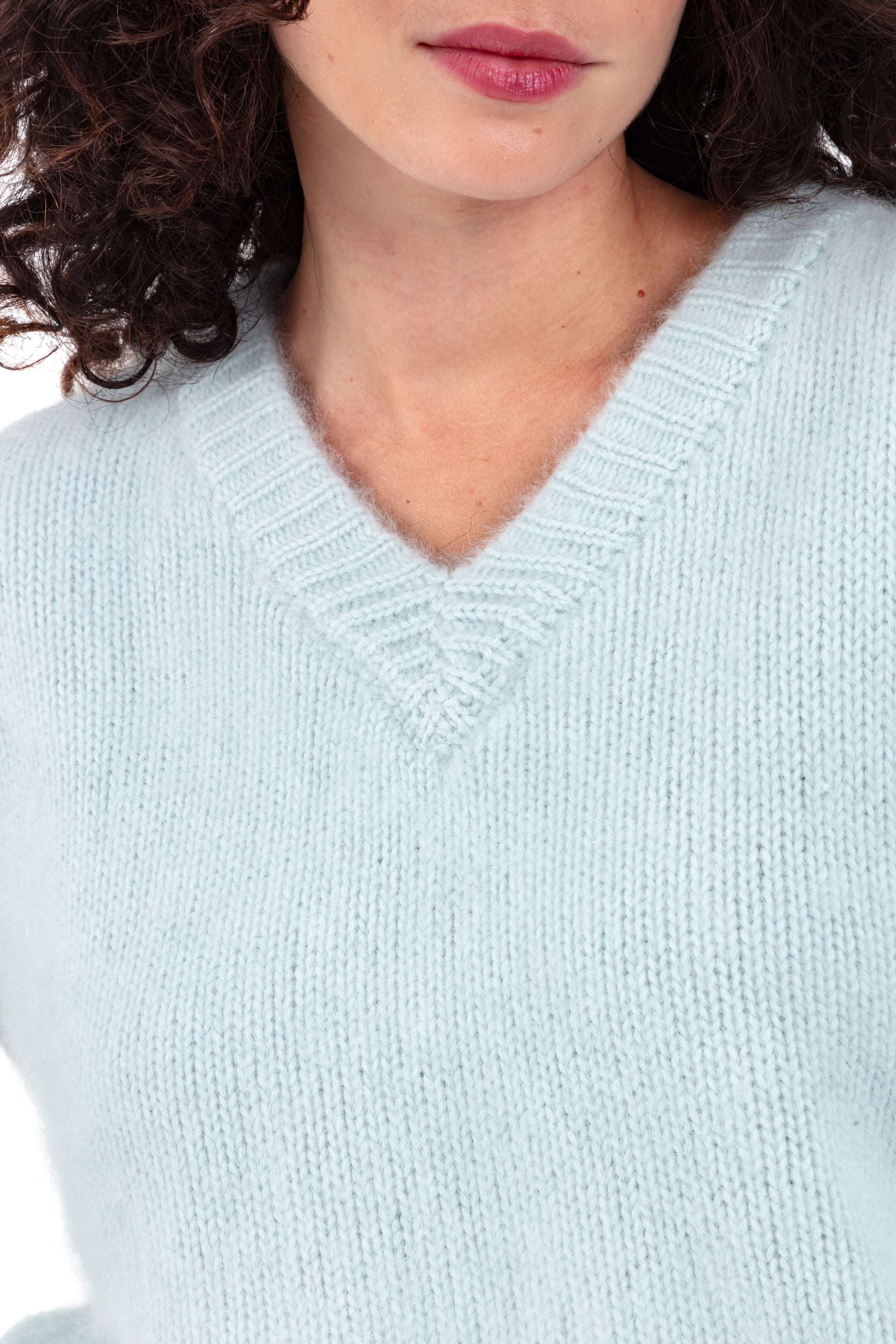 Pamela en cocoon cachemire femme - Vue 6 - aqua - Mahogany