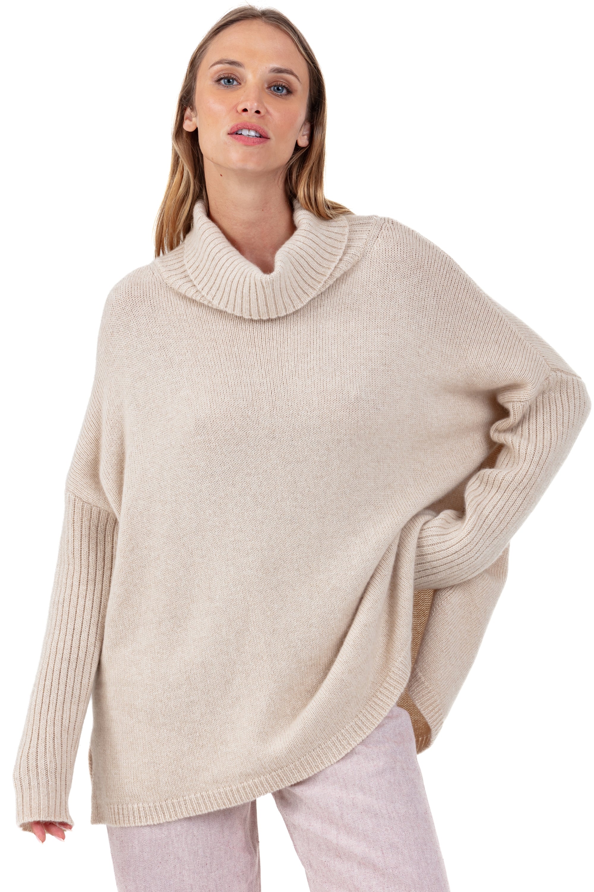 Paprikae Kaschmirpullover Damen - natural beige - Mahogany