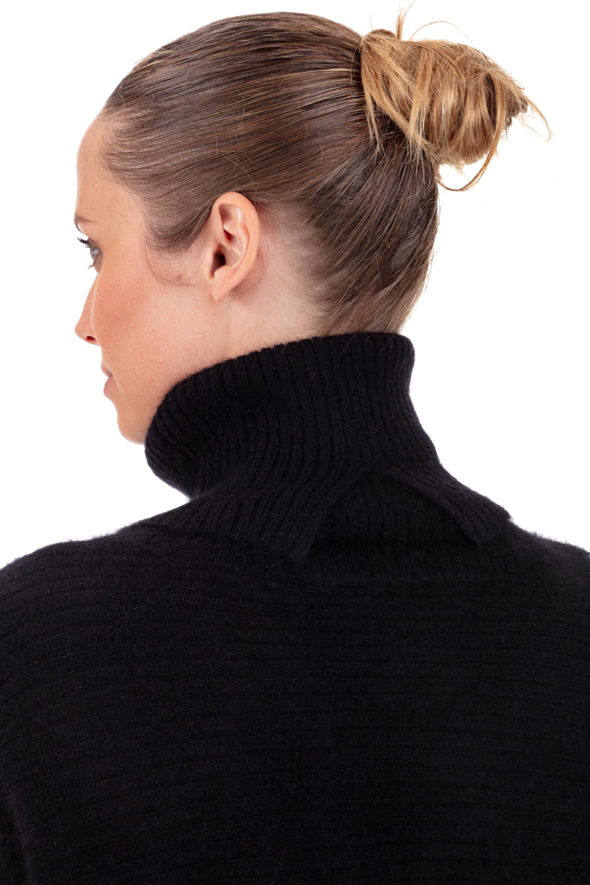 Parvati en cocoon cachemire femme - Vue 3 - black - Mahogany