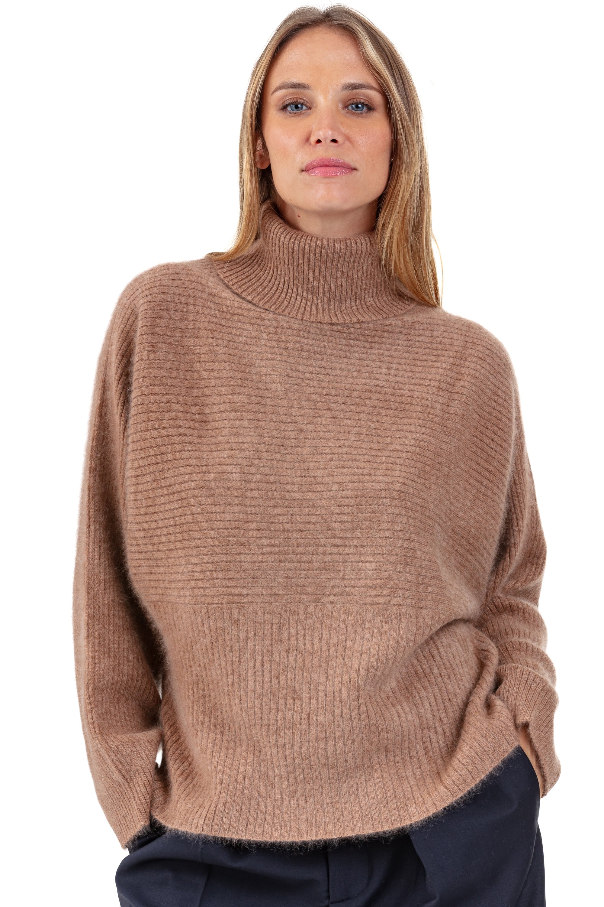 Parvati aus Cocoon-Kaschmir für Damen - camel - Mahogany