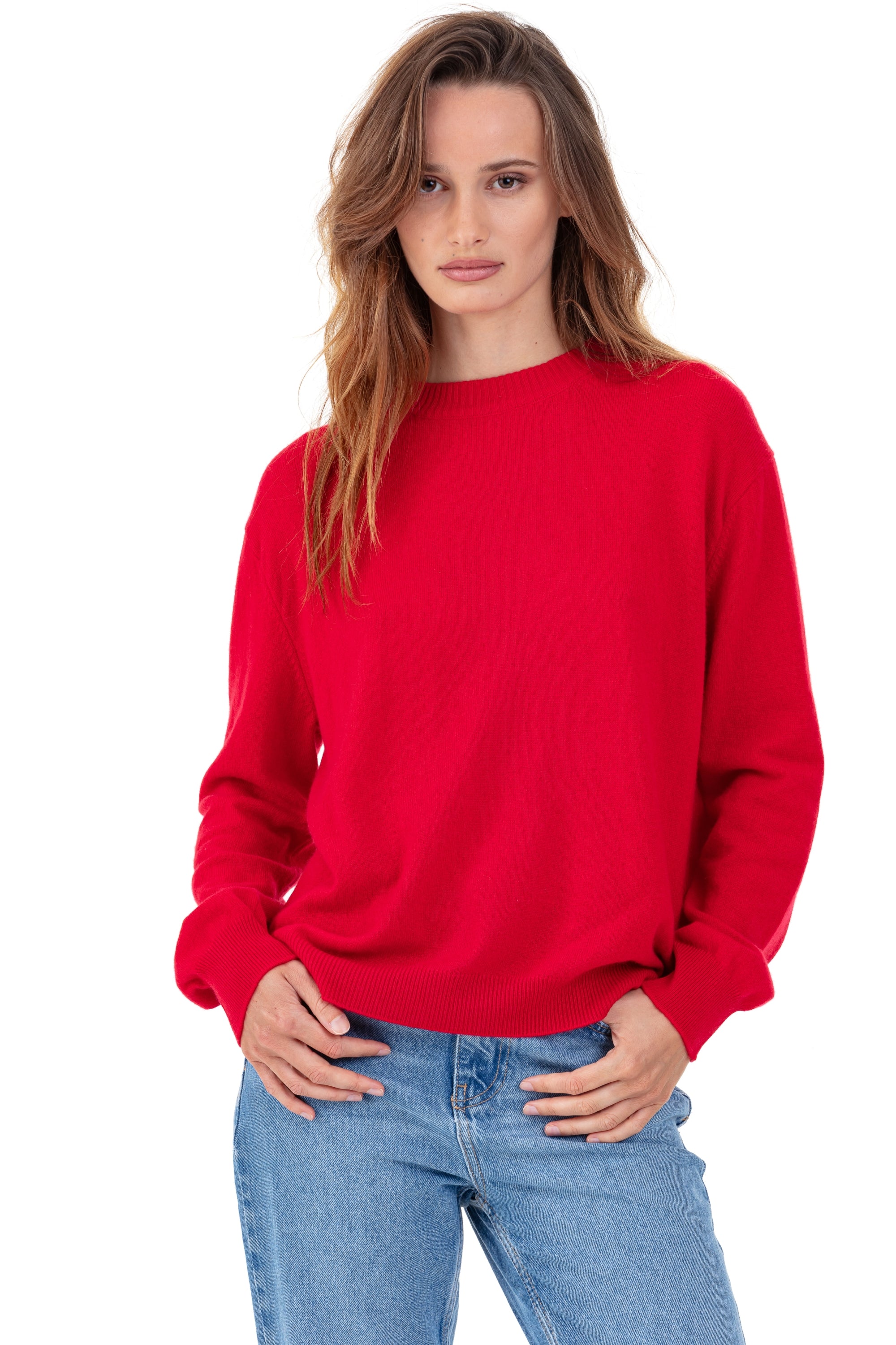 Philippine aus Kaschmir für Damen - rouge velours - Mahogany