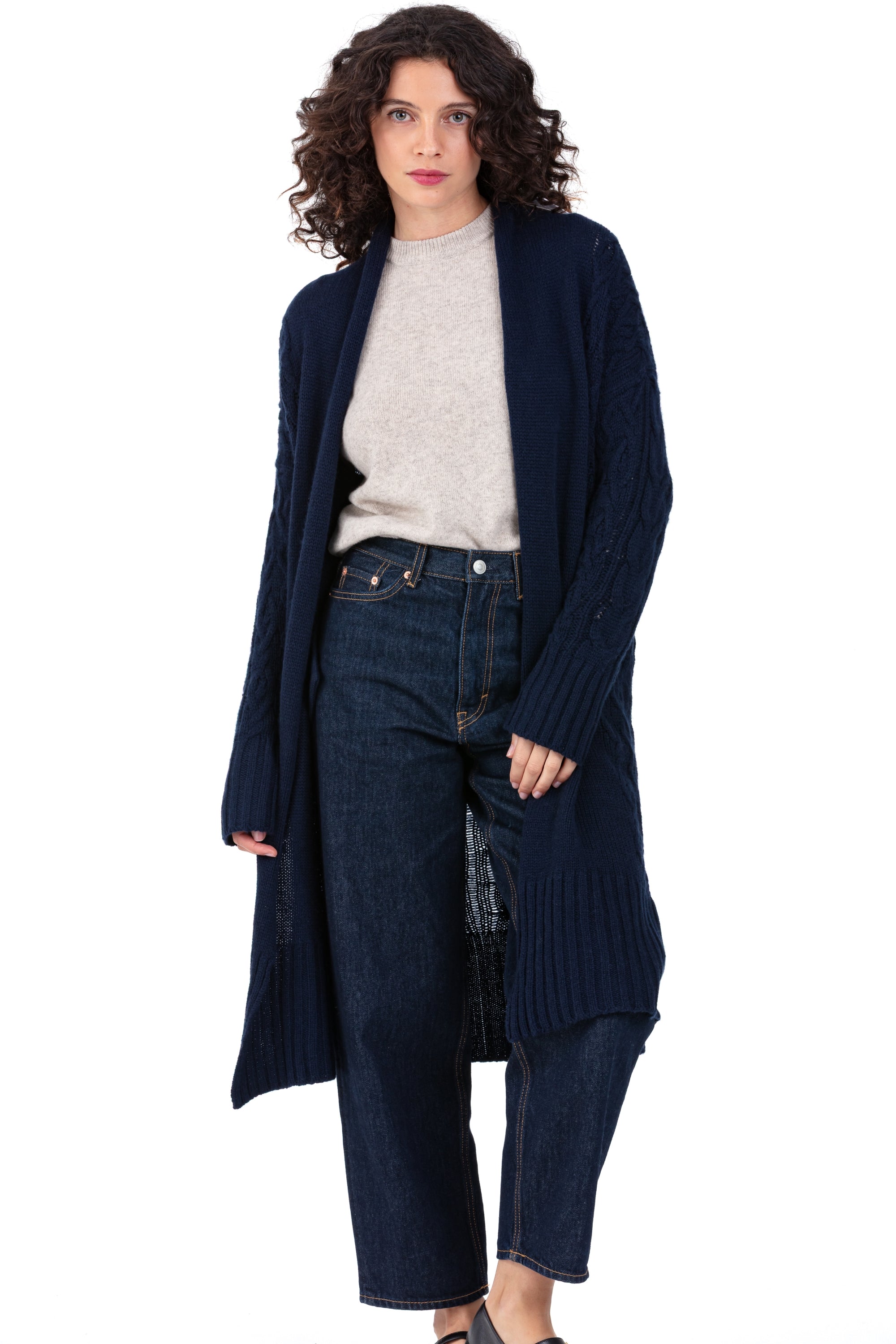 Philosophy Kaschmirpullover Damen - Dunkelblau - Mahogany