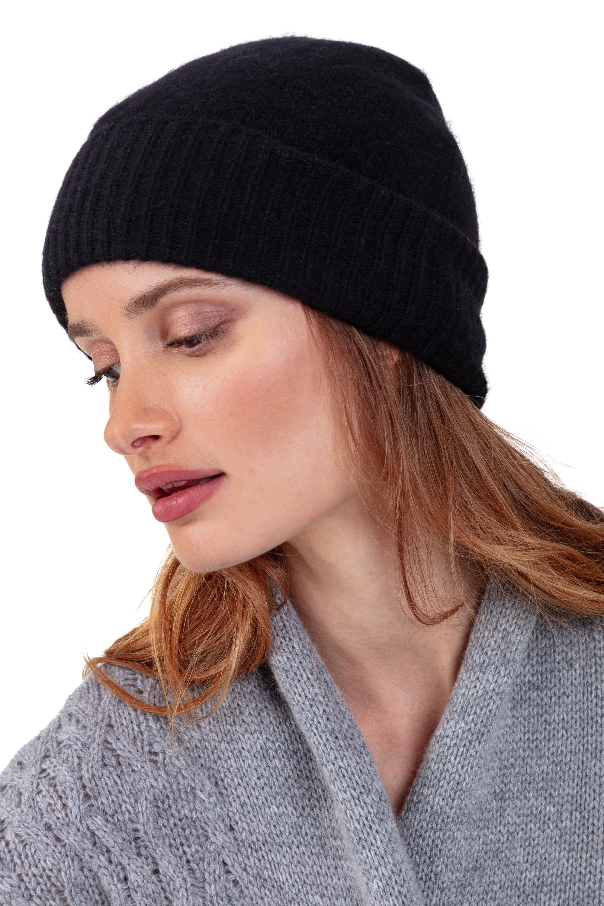 Pilou Cocoon-Kaschmir Unisex - Schwarz - Mahogany