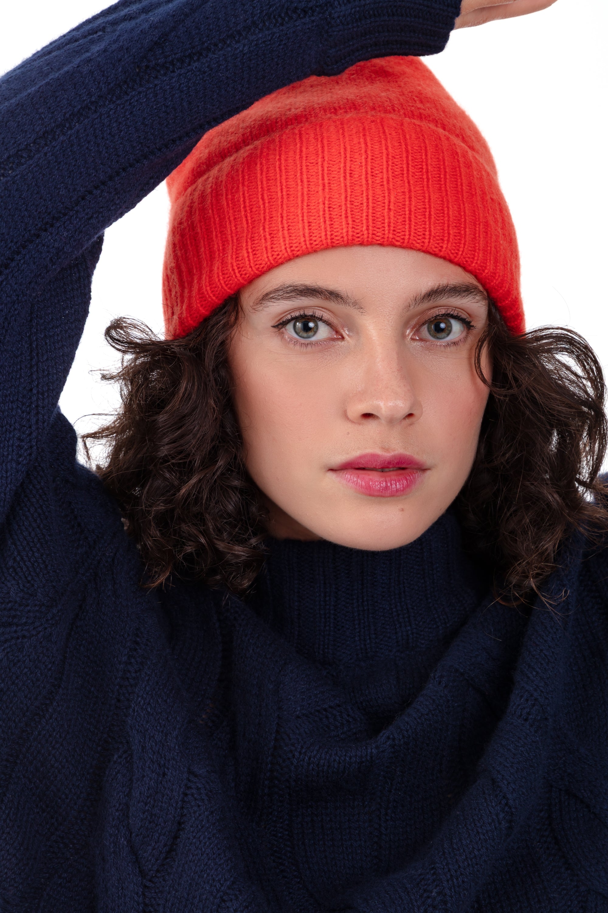 Pilou Cocoon-Kaschmir Unisex - Orange - Mahogany