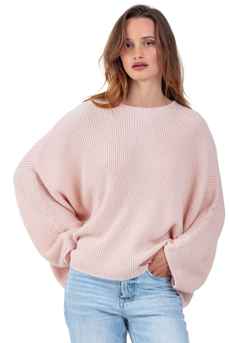 Polly aus Baby-Alpaka für Damen - petal pink - Mahogany