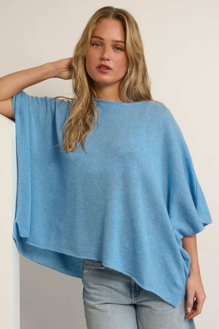 Kaschmirpullover, 100 % Kaschmir, Damen, Rundhalsausschnitt, Oversize-Schnitt, lange Ärmel, fein, , Mahogany