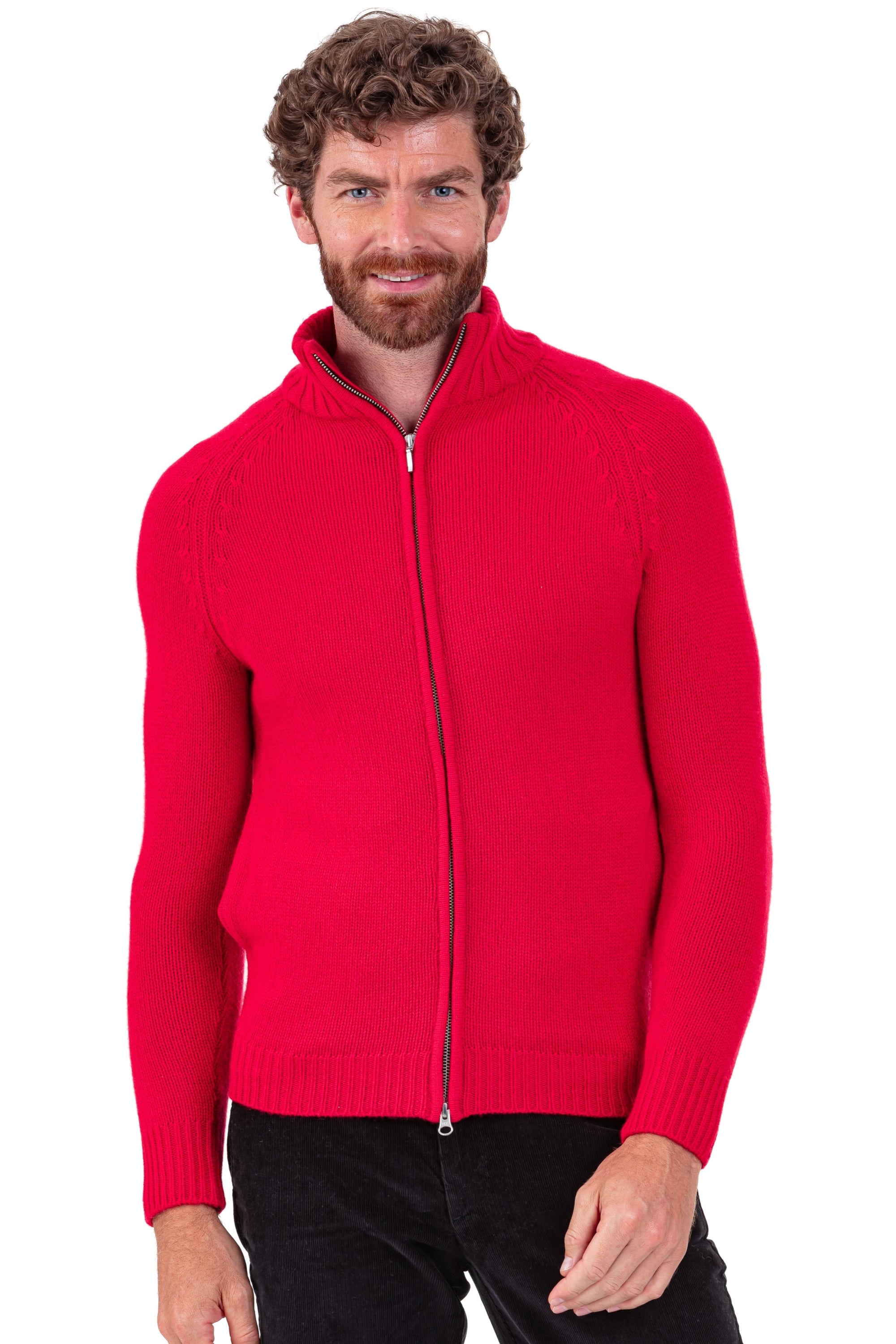Argos aus Kaschmir Herren - rouge velours - Mahogany