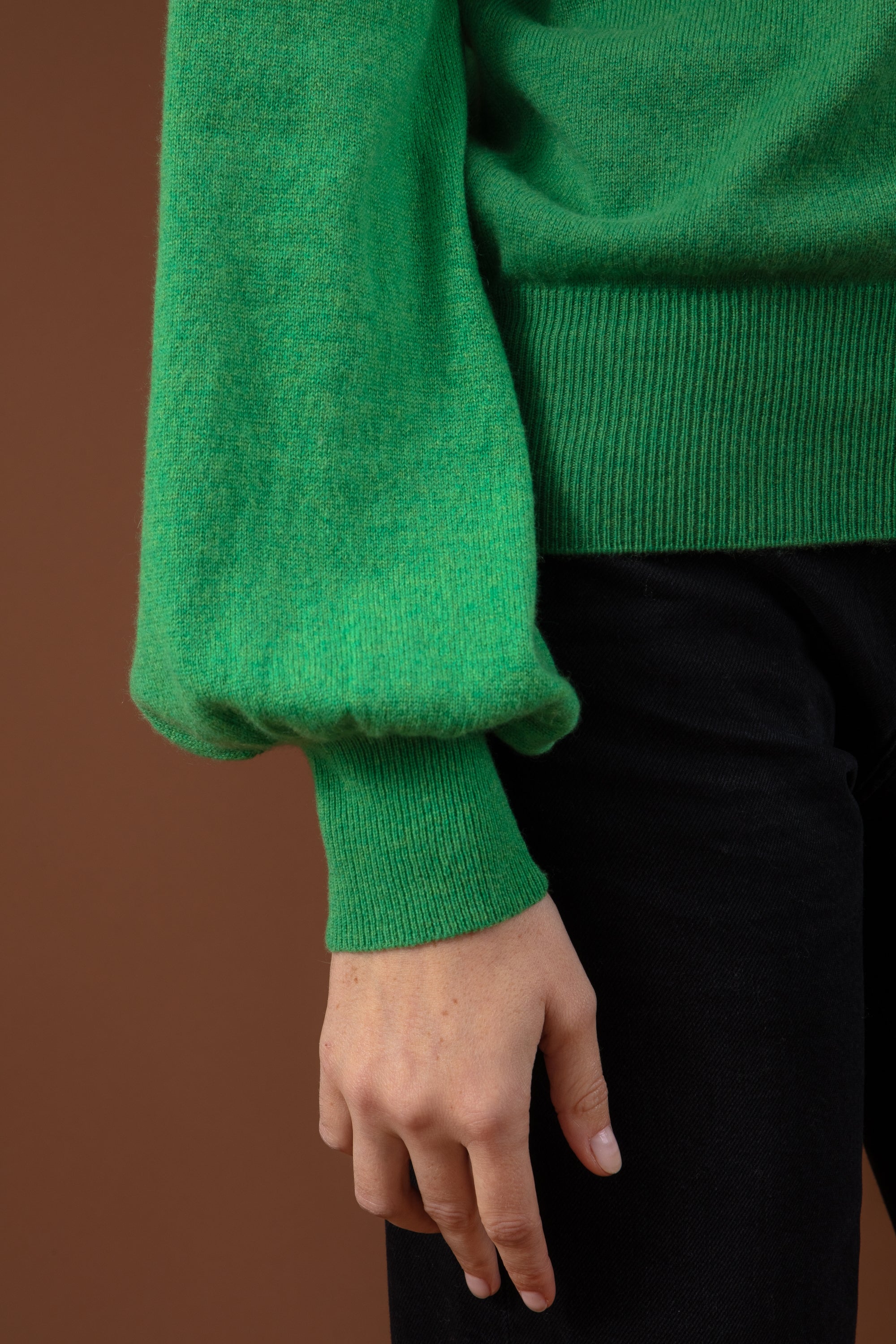 Deau en cachemire femme - Vue 3 - vert anglais - Mahogany