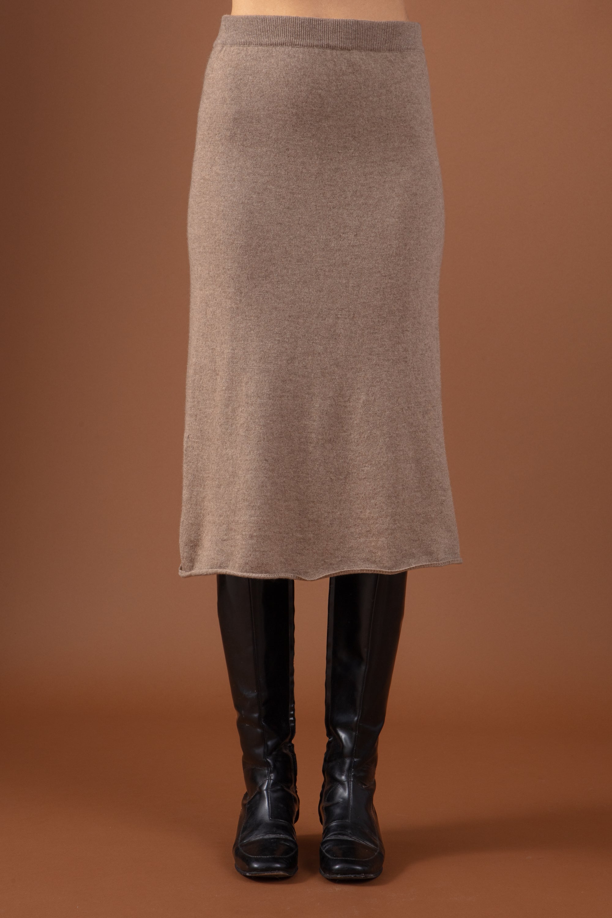 Regina aus Kaschmir Damen - natural brown - Mahogany