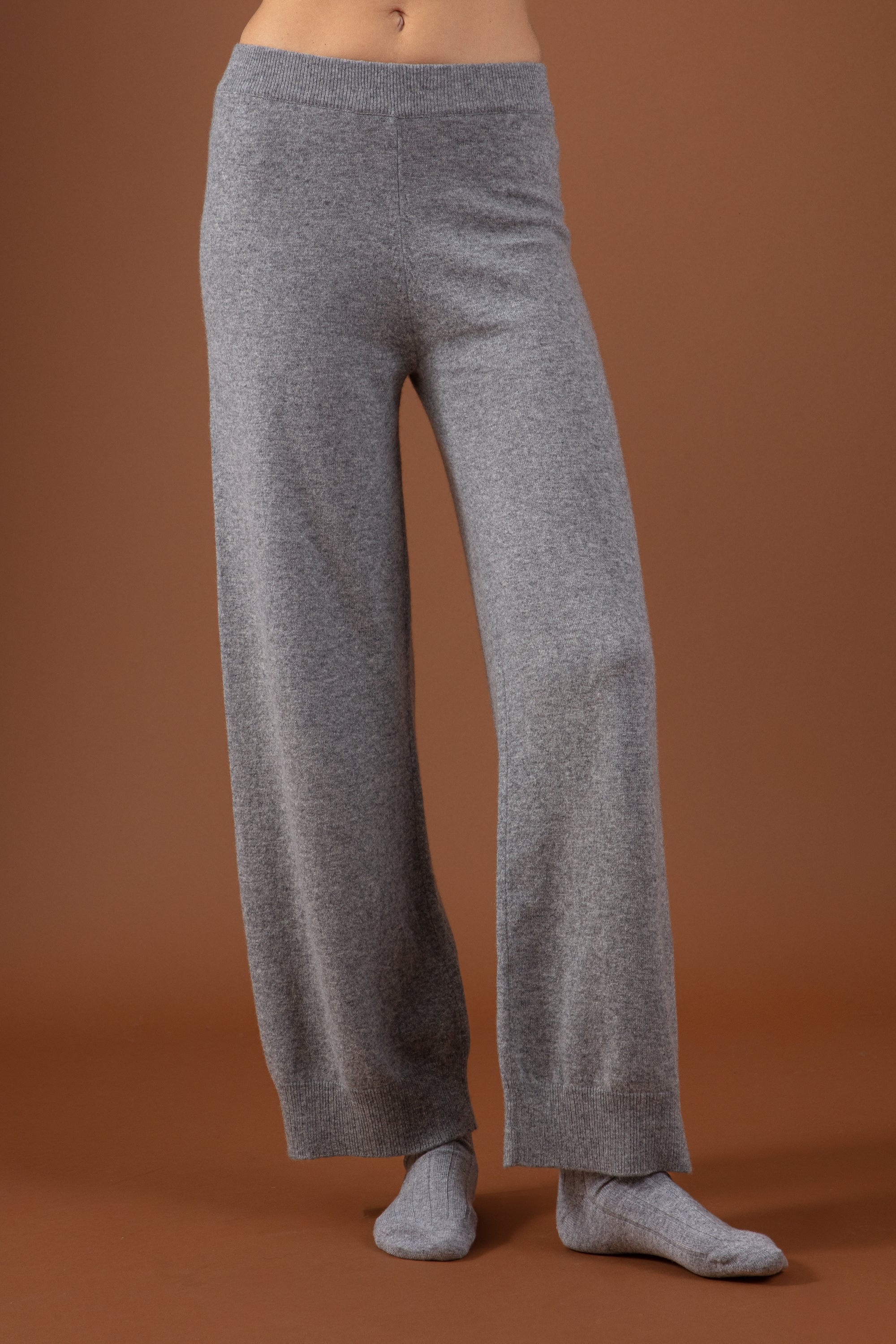 Reese Kaschmirpullover Damen - grau meliert - Mahogany