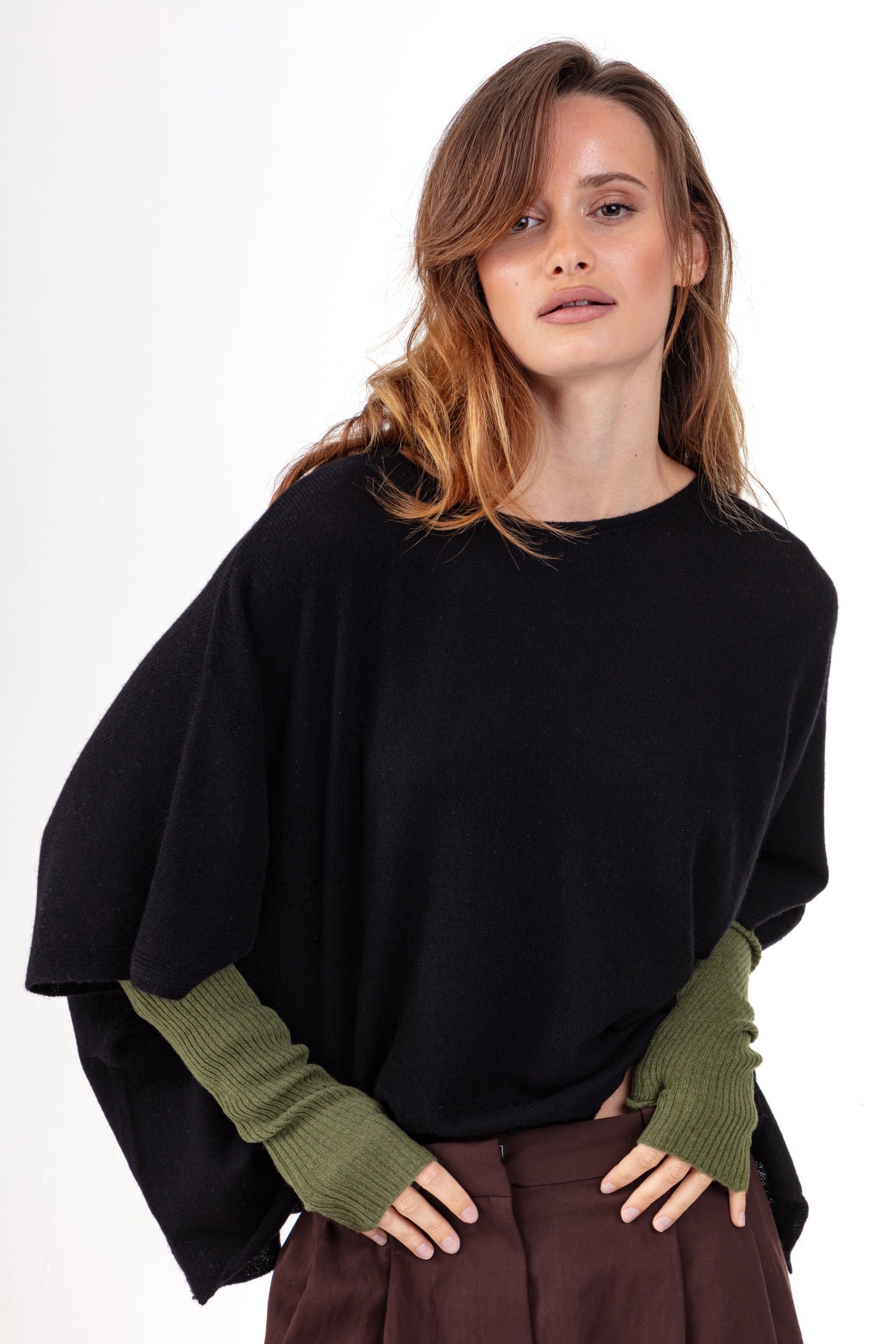 Rain aus Kaschmir für Damen - Khaki 2025 - Mahogany