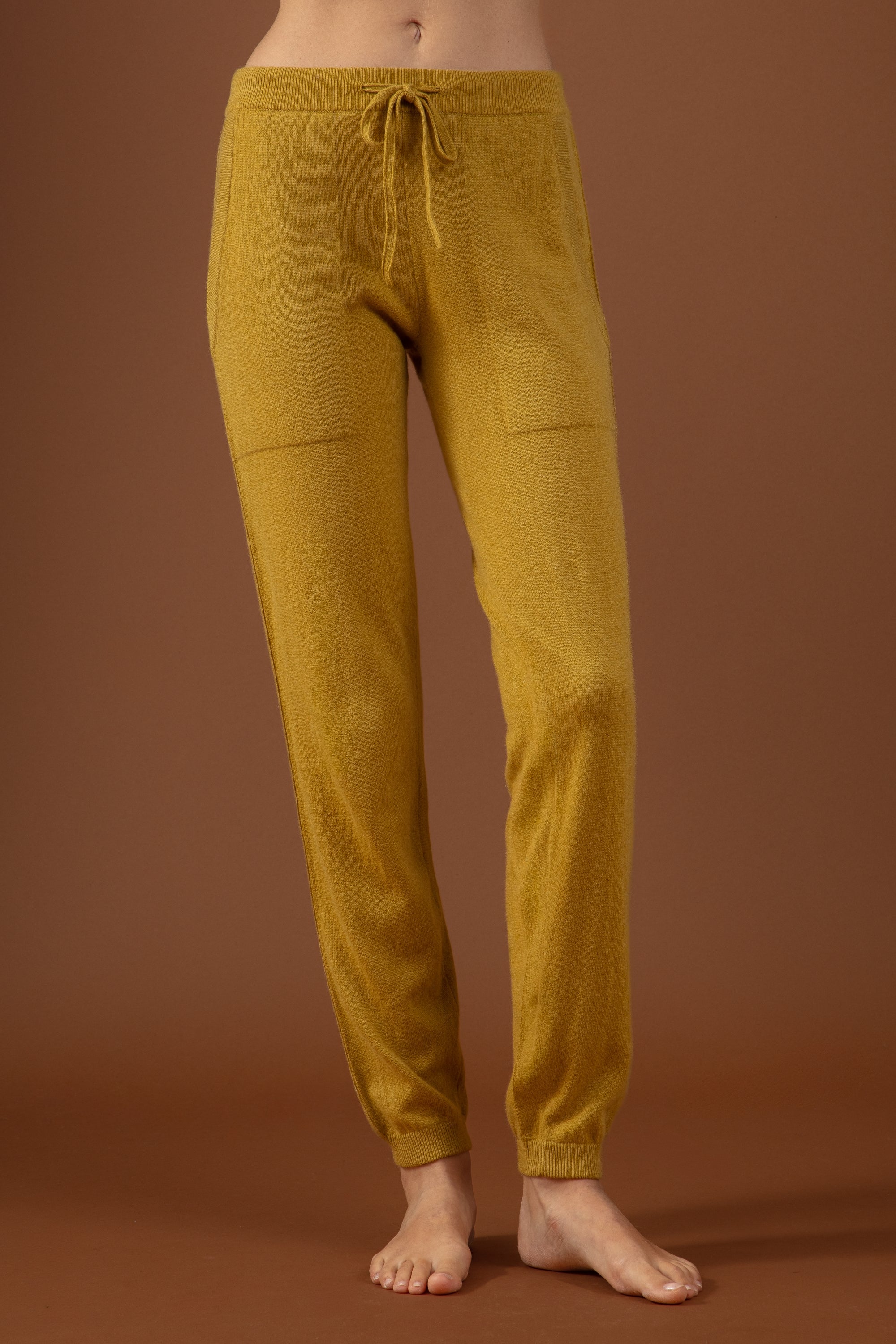 Kaschimirhose, 100 % Kaschmir, Damen, fein, , Mahogany