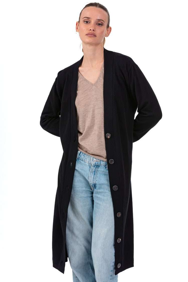 Rimini aus Kaschmir Damen - noir - Mahogany