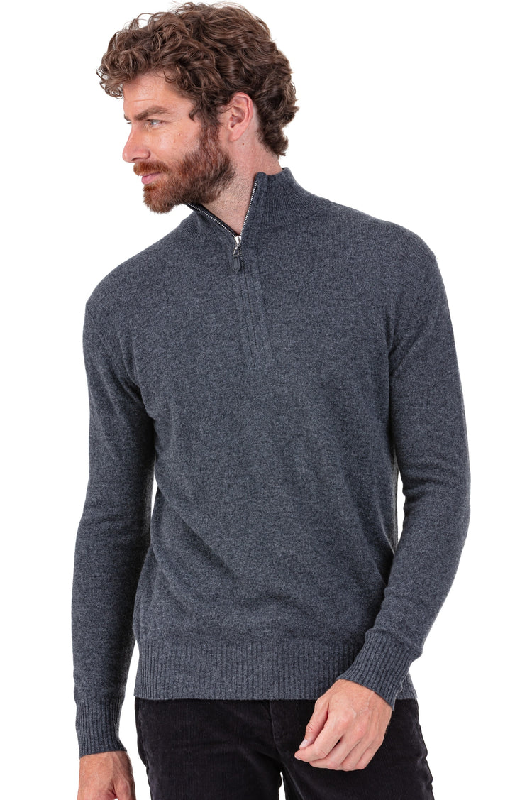 Toulon Kaschmirpullover Herren - dark grey - Mahogany