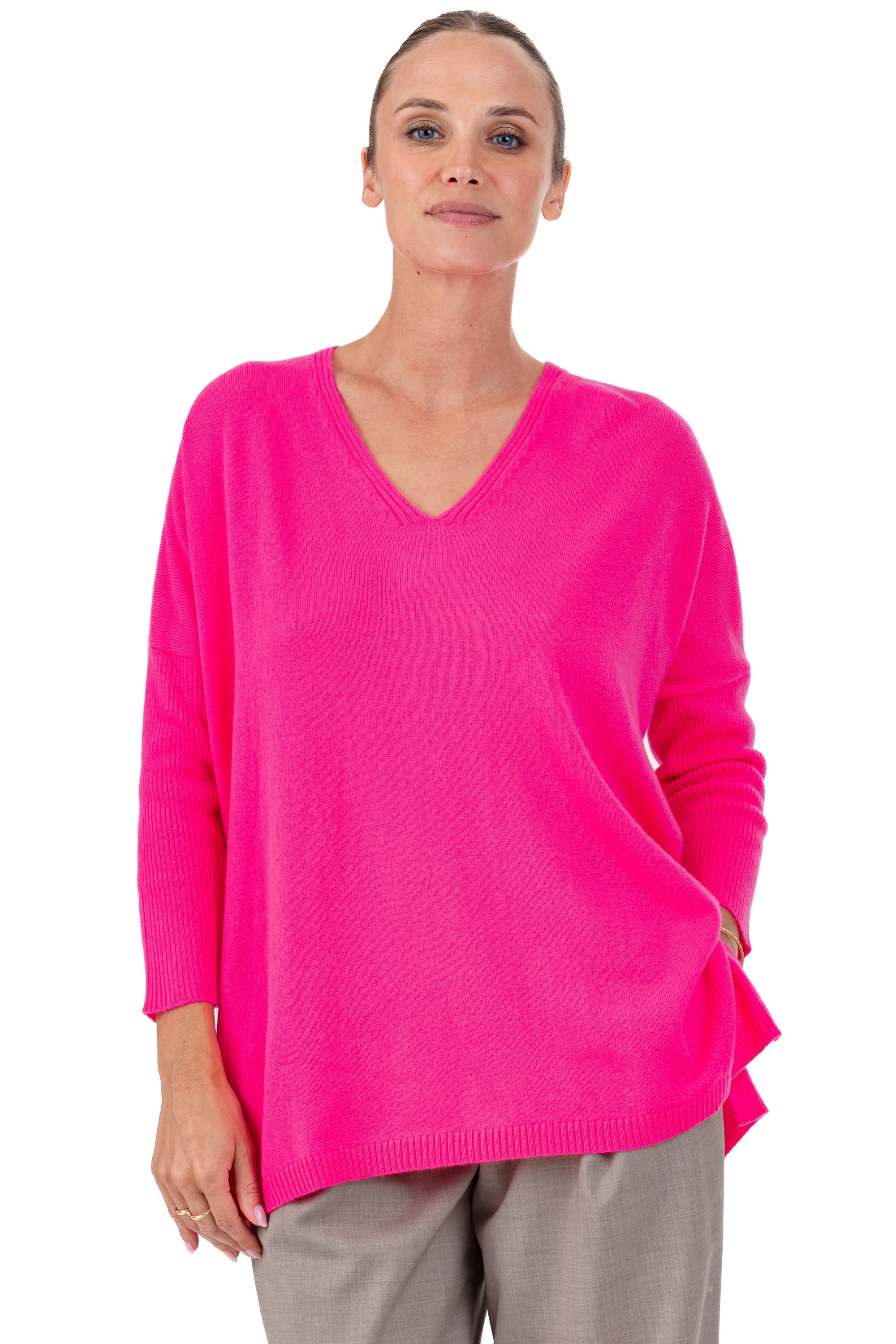 Pippa aus Kaschmir für Damen – dayglo – Mahogany