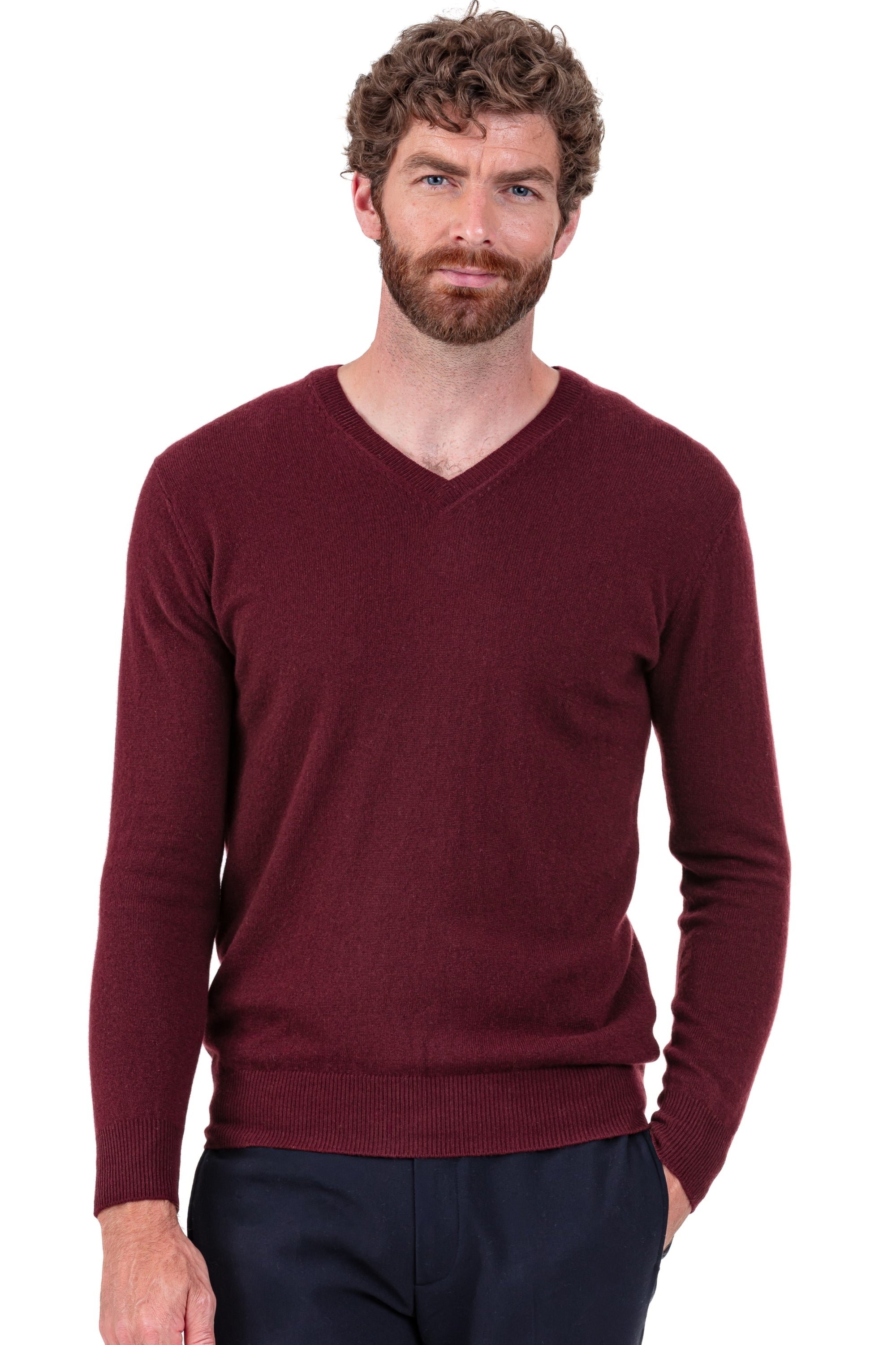 Tor aus Kaschmir für Herren - deep violet - Mahogany